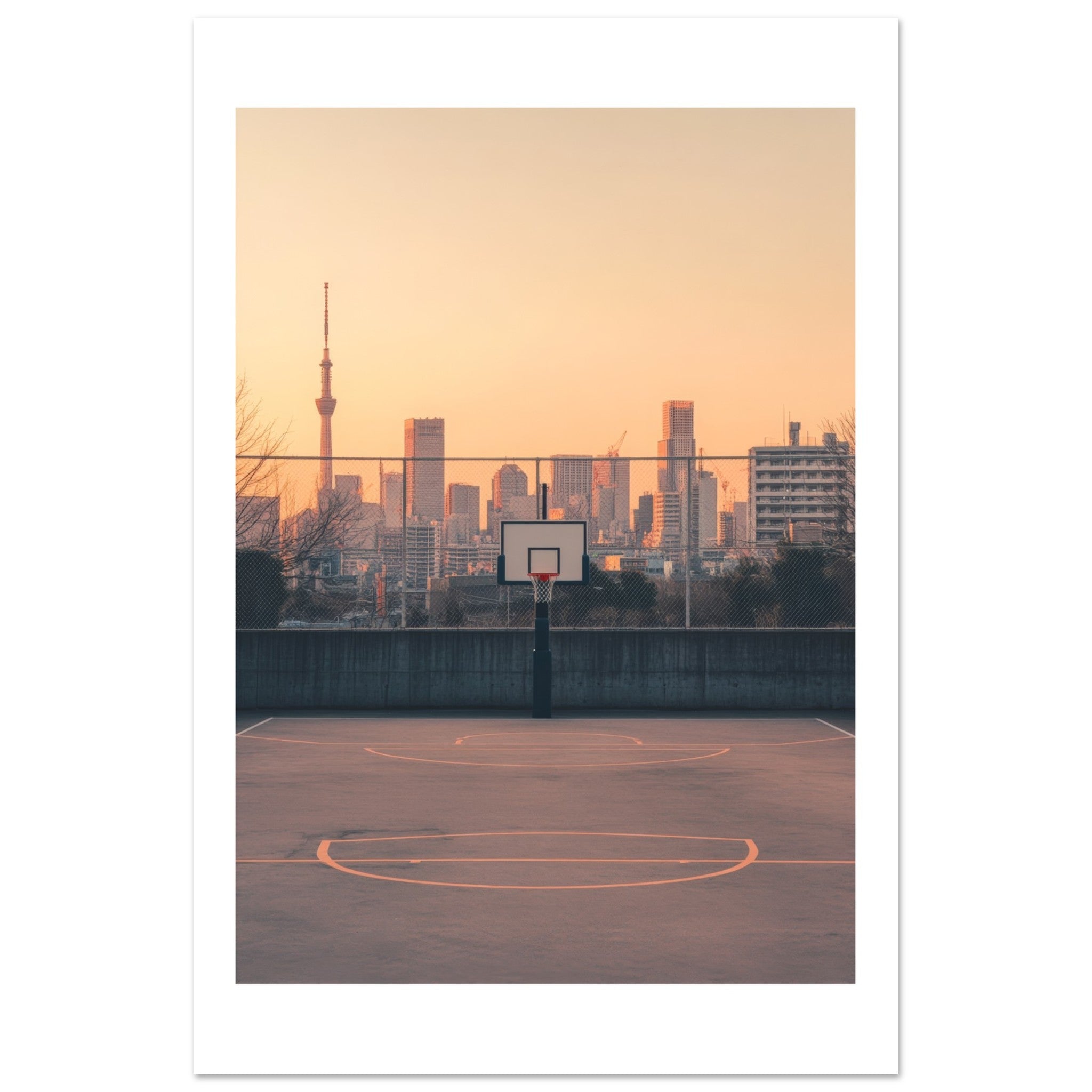 Basketball Court in Tokyo Japan