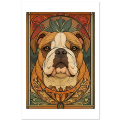 Bulldog Poster / Bulldog Art Work / Bulldog Print