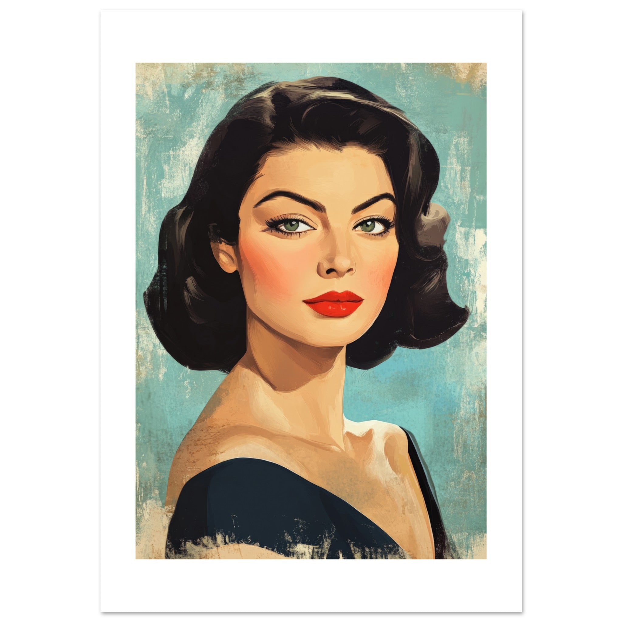 Ava Gardner Poster Art Print // Wall-Art Of Famous Ava Gardner