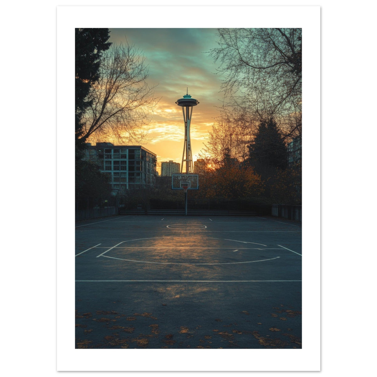 Basketball Court in Seattle Washington 1