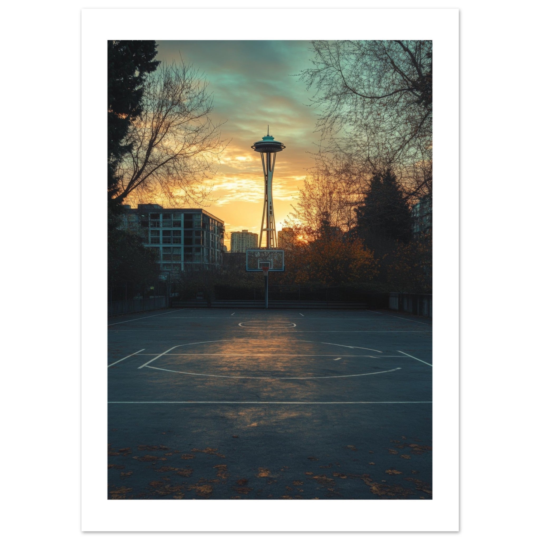 Basketball Court in Seattle Washington 1