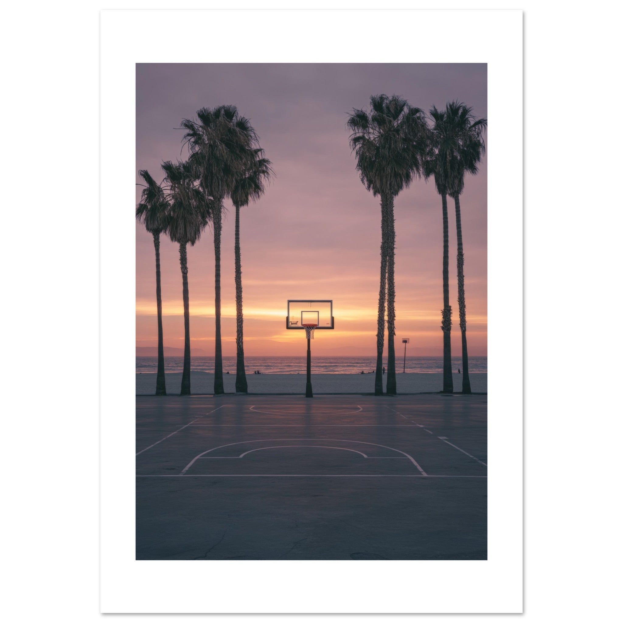 Basketball Court in Venice Beach California 1