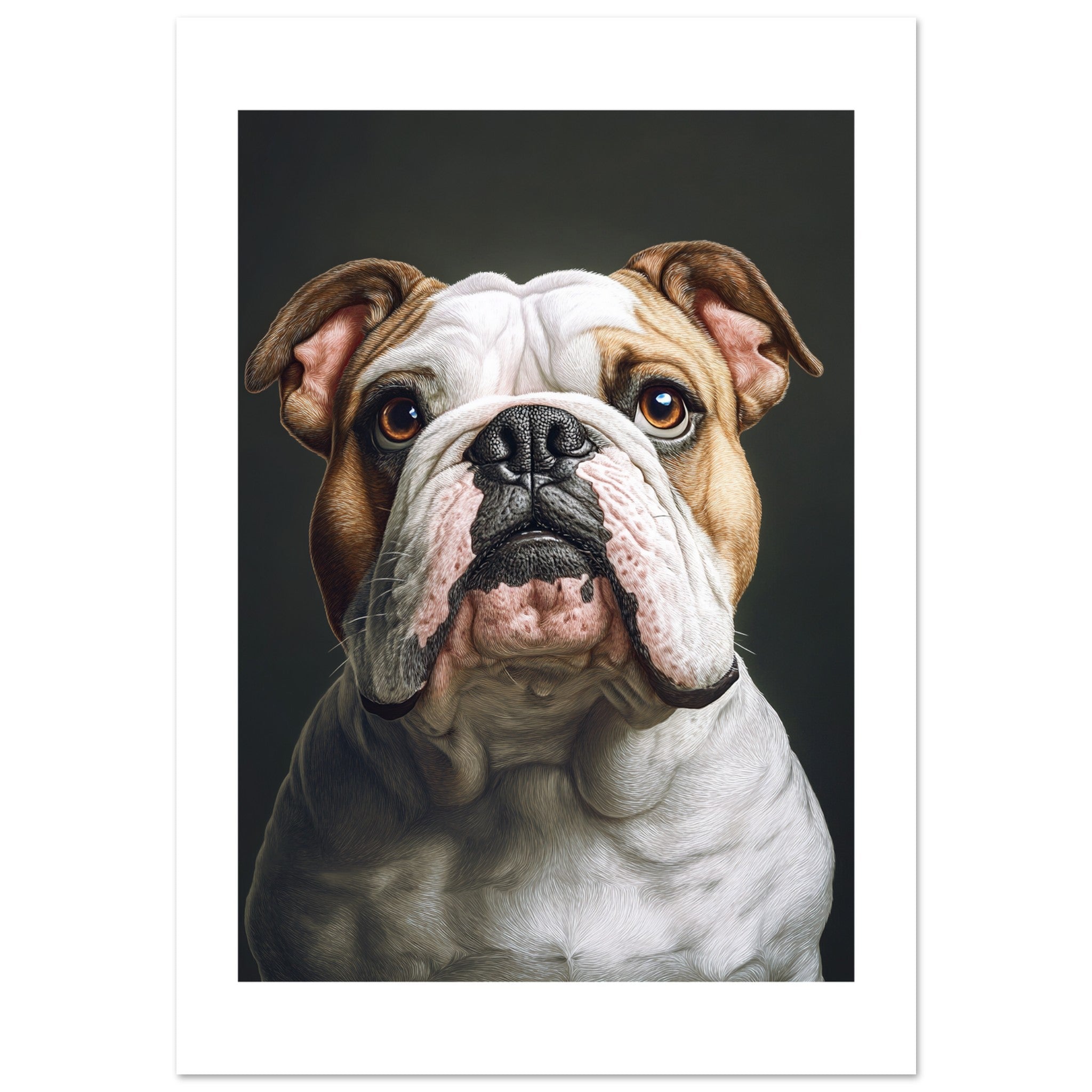 Bulldog Poster / Bulldog Art Work / Bulldog Print