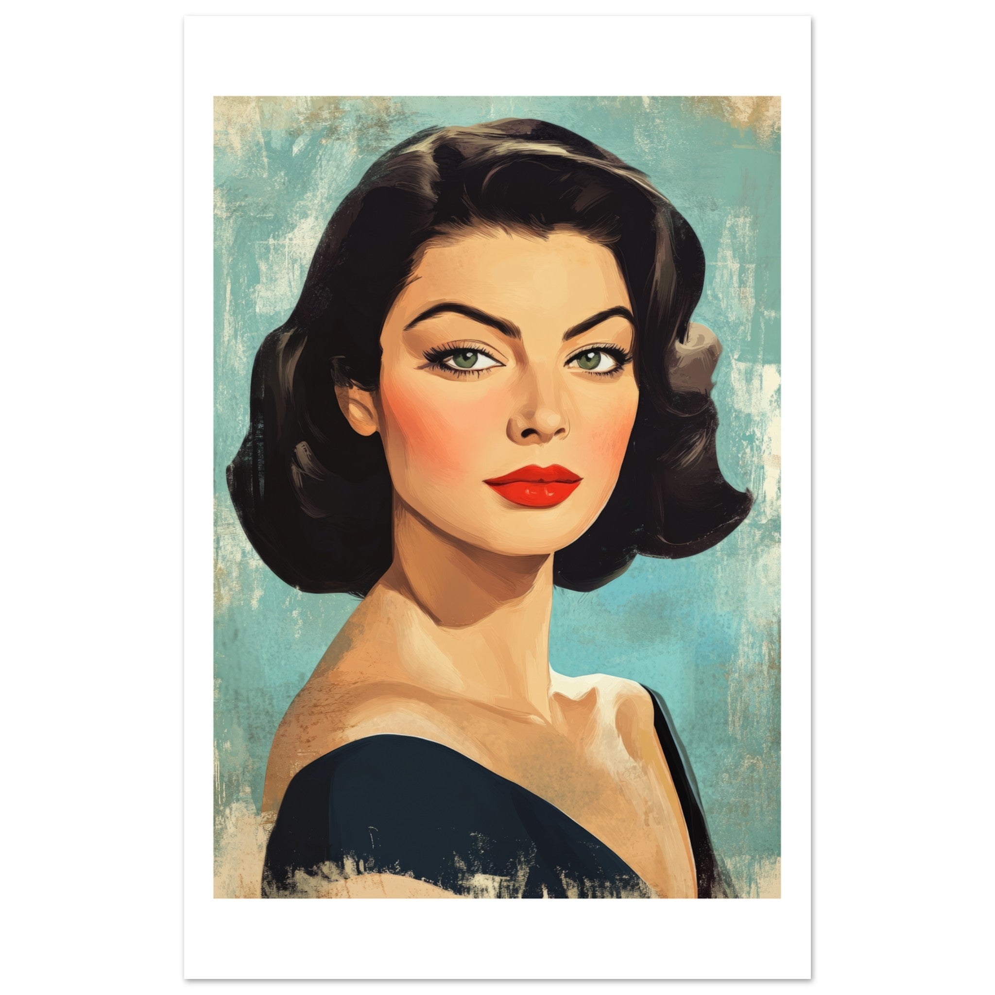 Ava Gardner Poster Art Print // Wall-Art Of Famous Ava Gardner