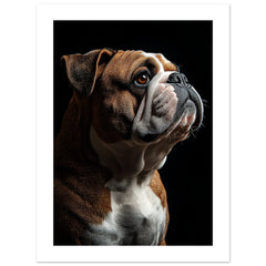 Bulldog Poster / Bulldog Art Work / Bulldog Print