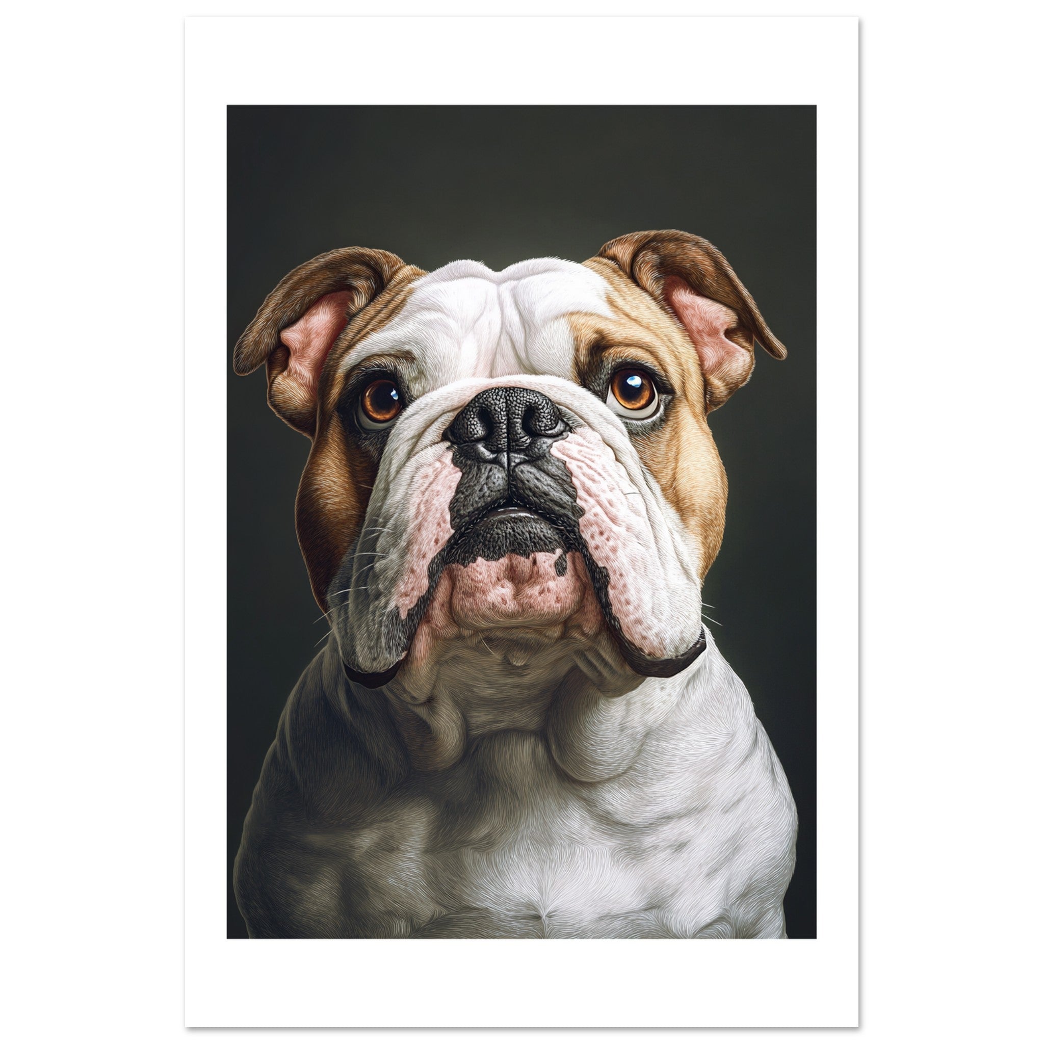 Bulldog Poster / Bulldog Art Work / Bulldog Print