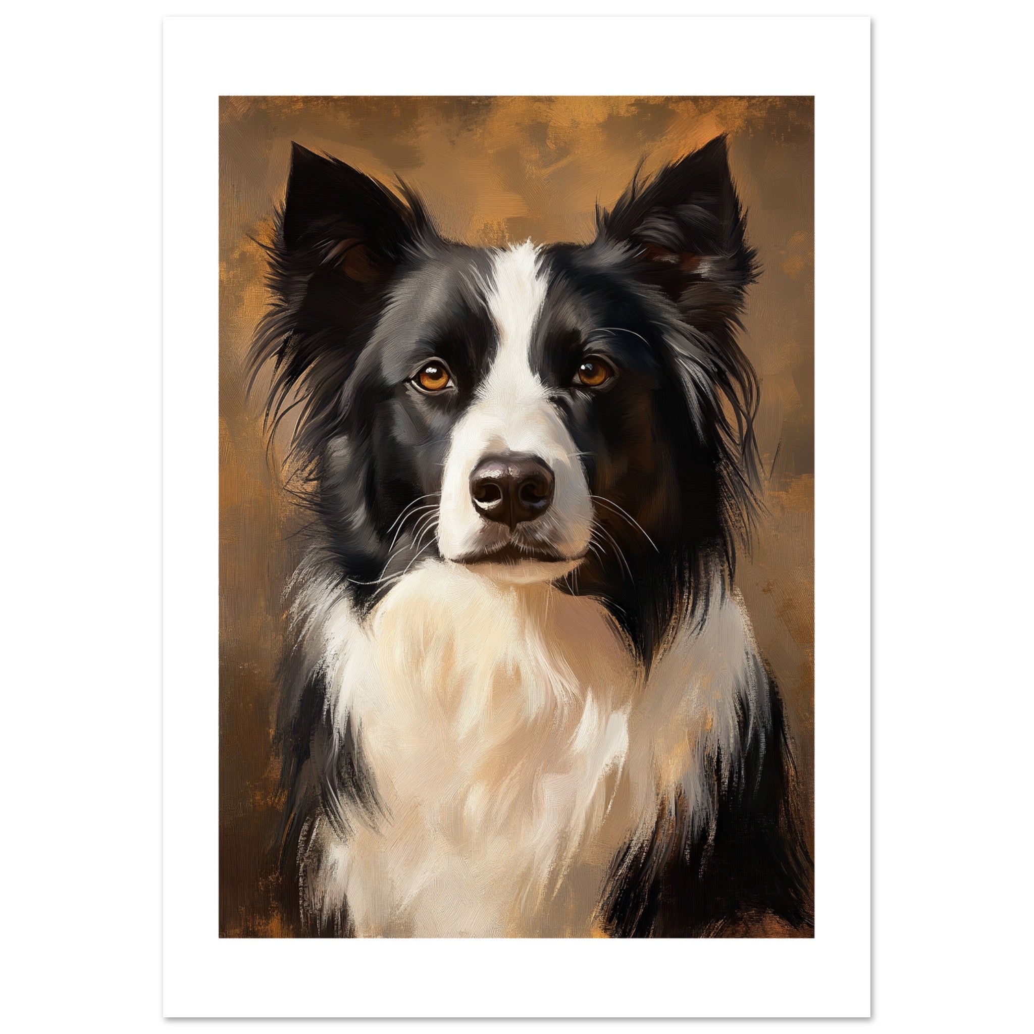 Border Collie Poster / Border Collie Art Work / Border Collie Print