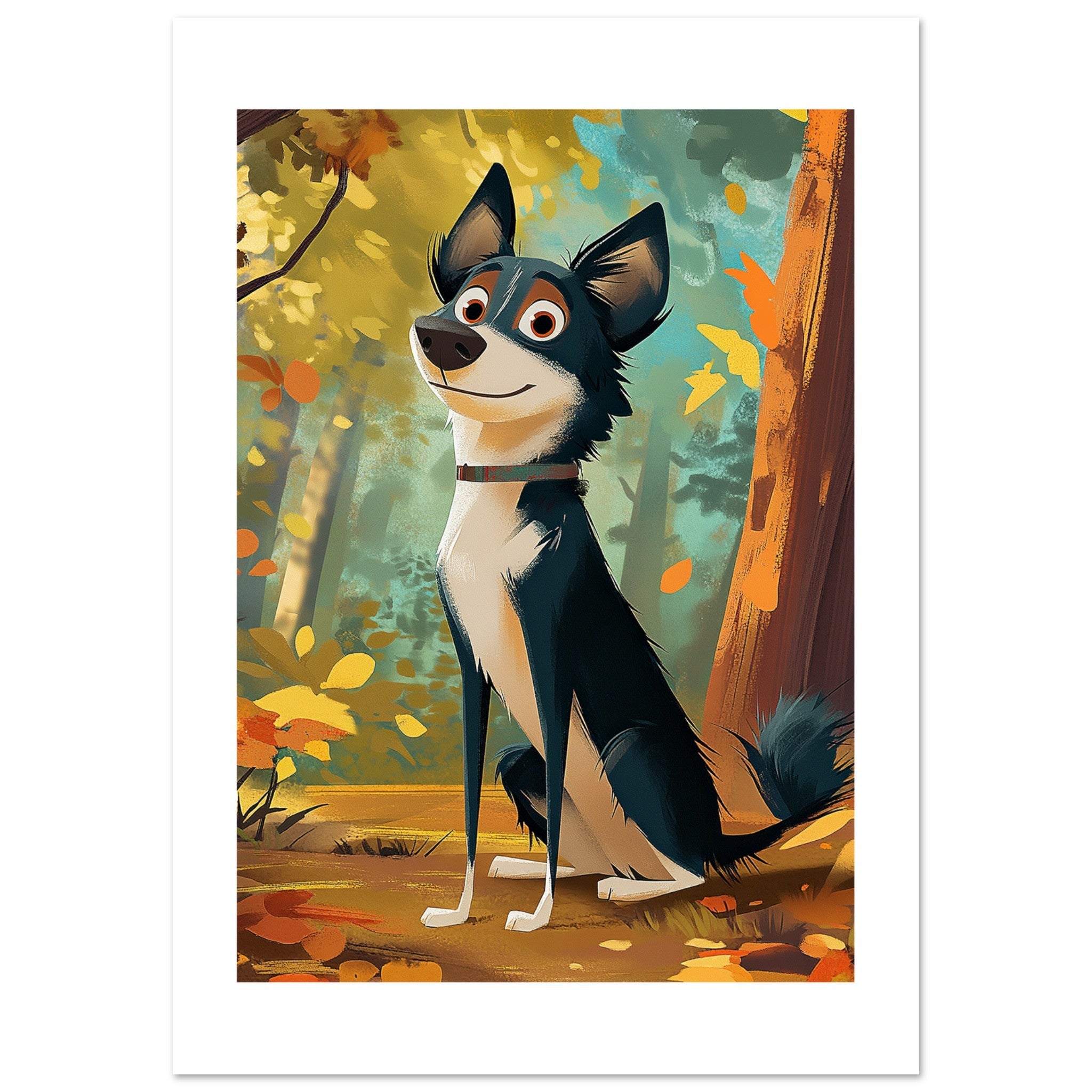 Border Collie Poster / Border Collie Art Work / Border Collie Print