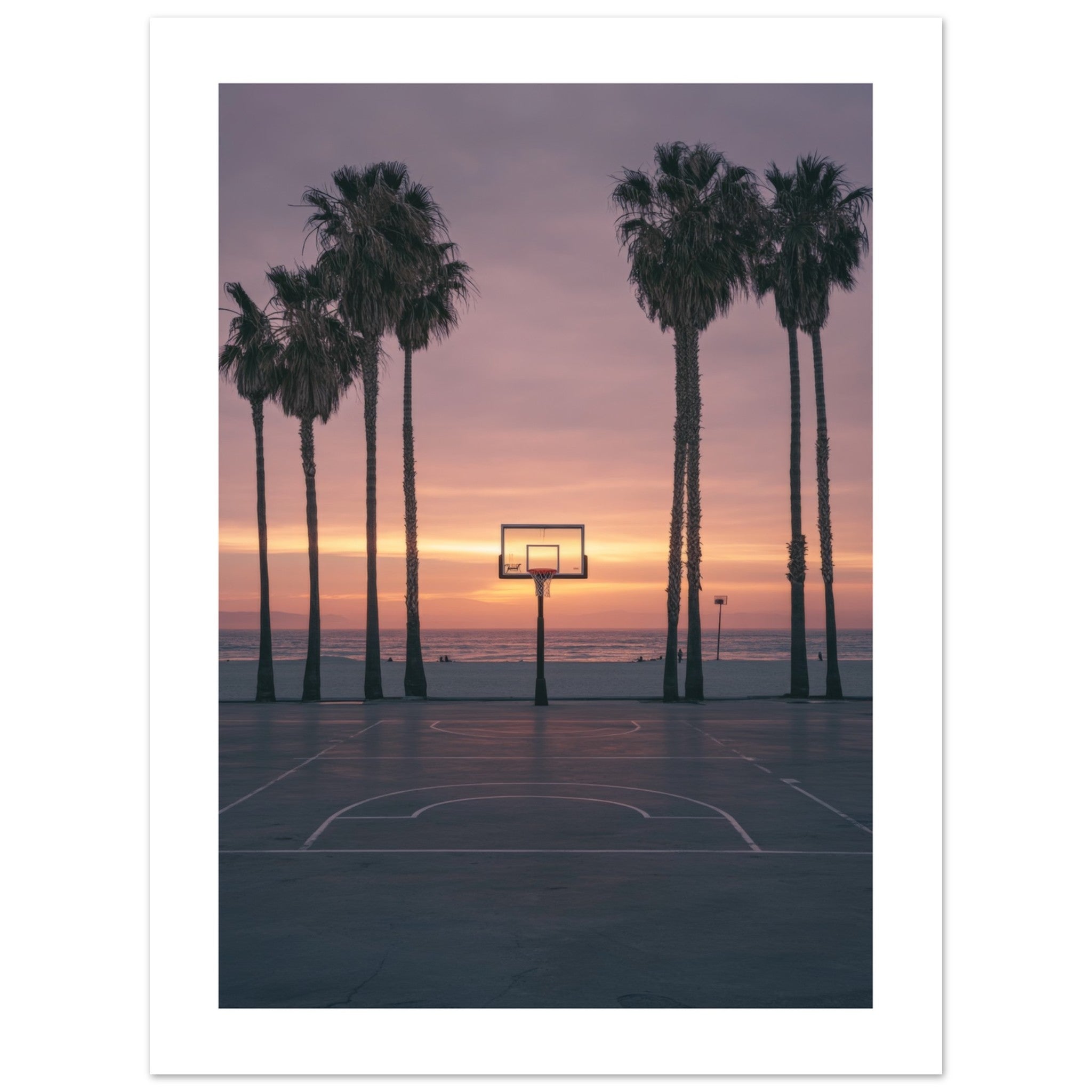 Basketball Court in Venice Beach California 1