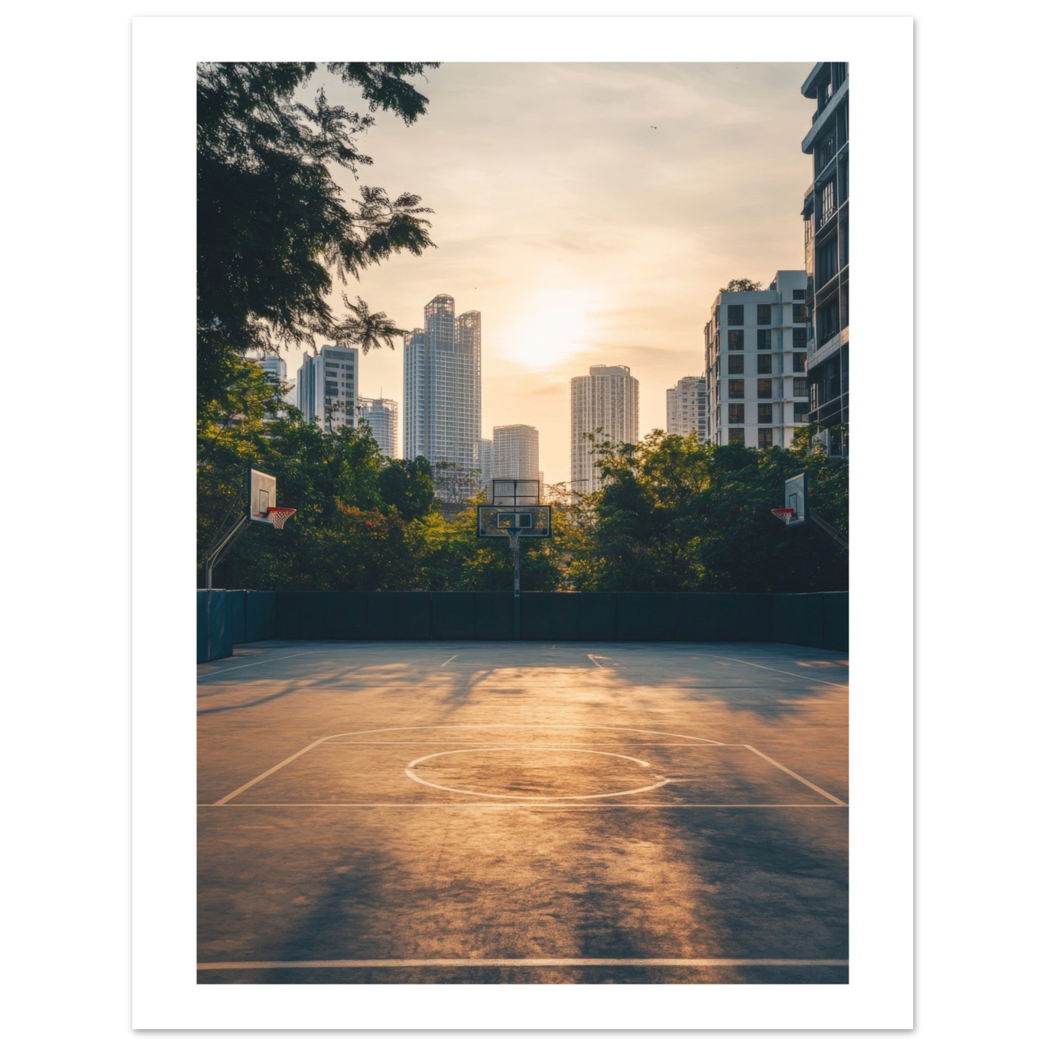 Basketball Court in Bangkok Thailand 2