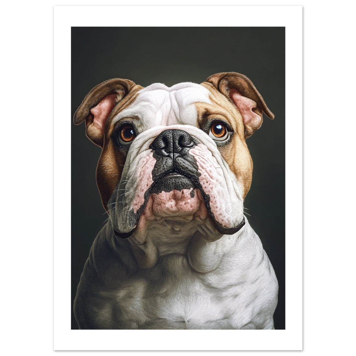 Bulldog Poster / Bulldog Art Work / Bulldog Print