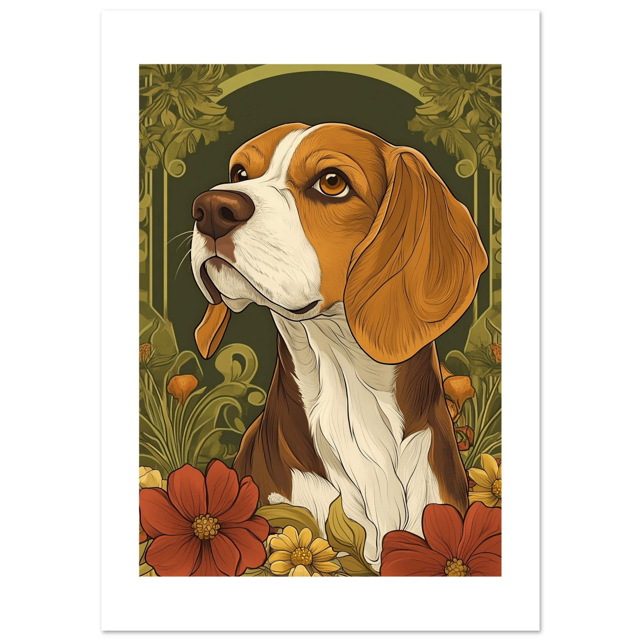 Beagle poster / Beagle Art Work / Beagle Print