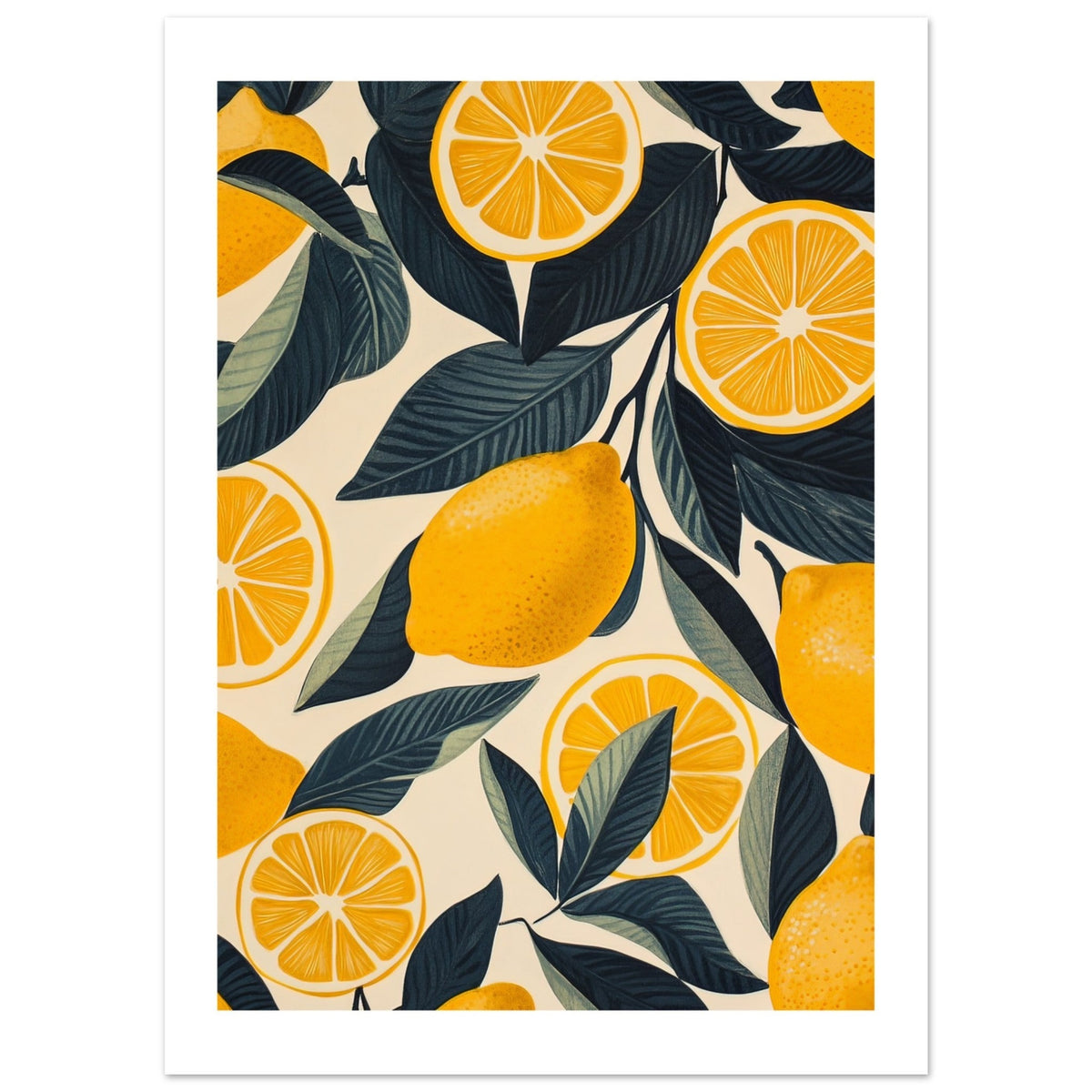 A pattern of Lemon pieces 2