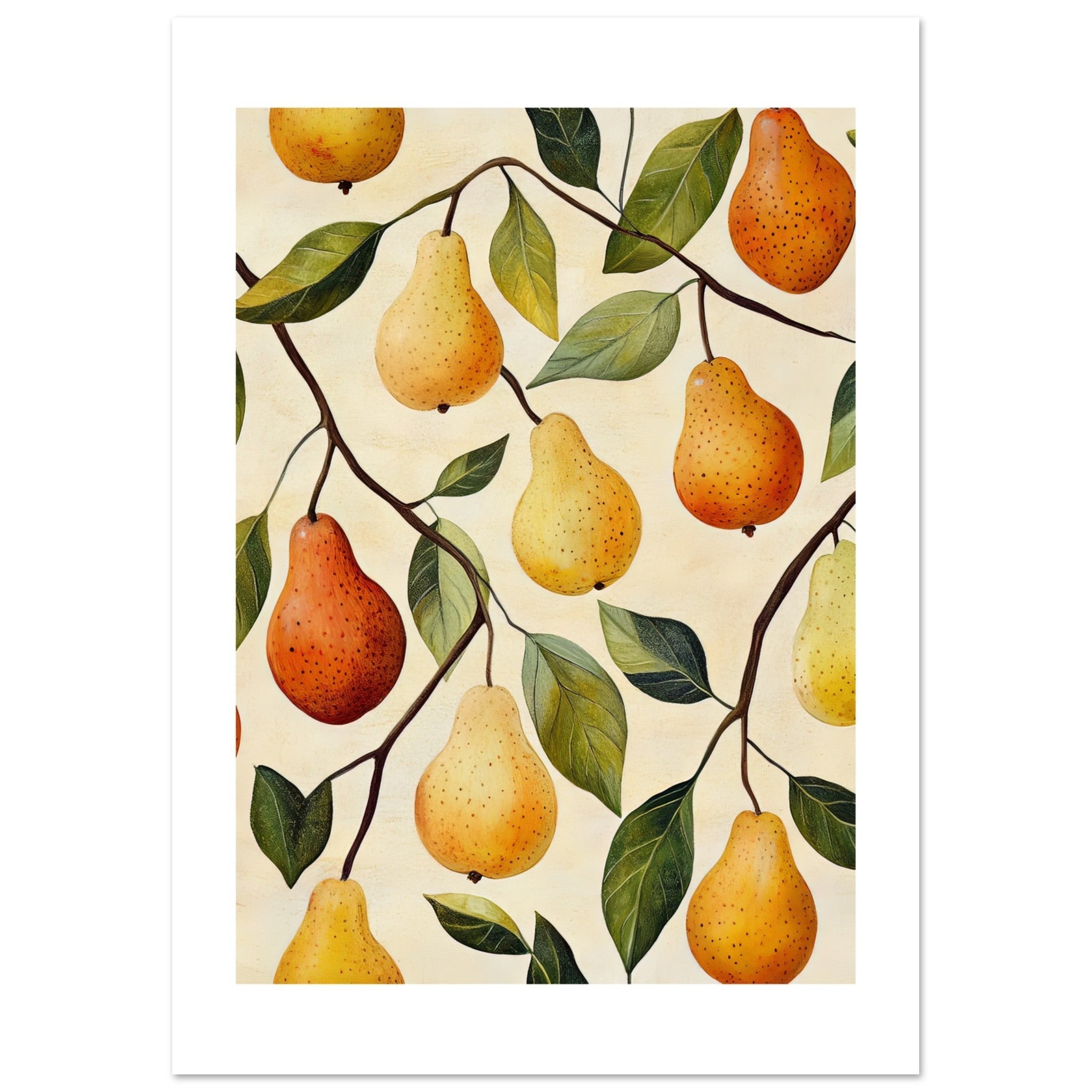 A pattern of pears 2