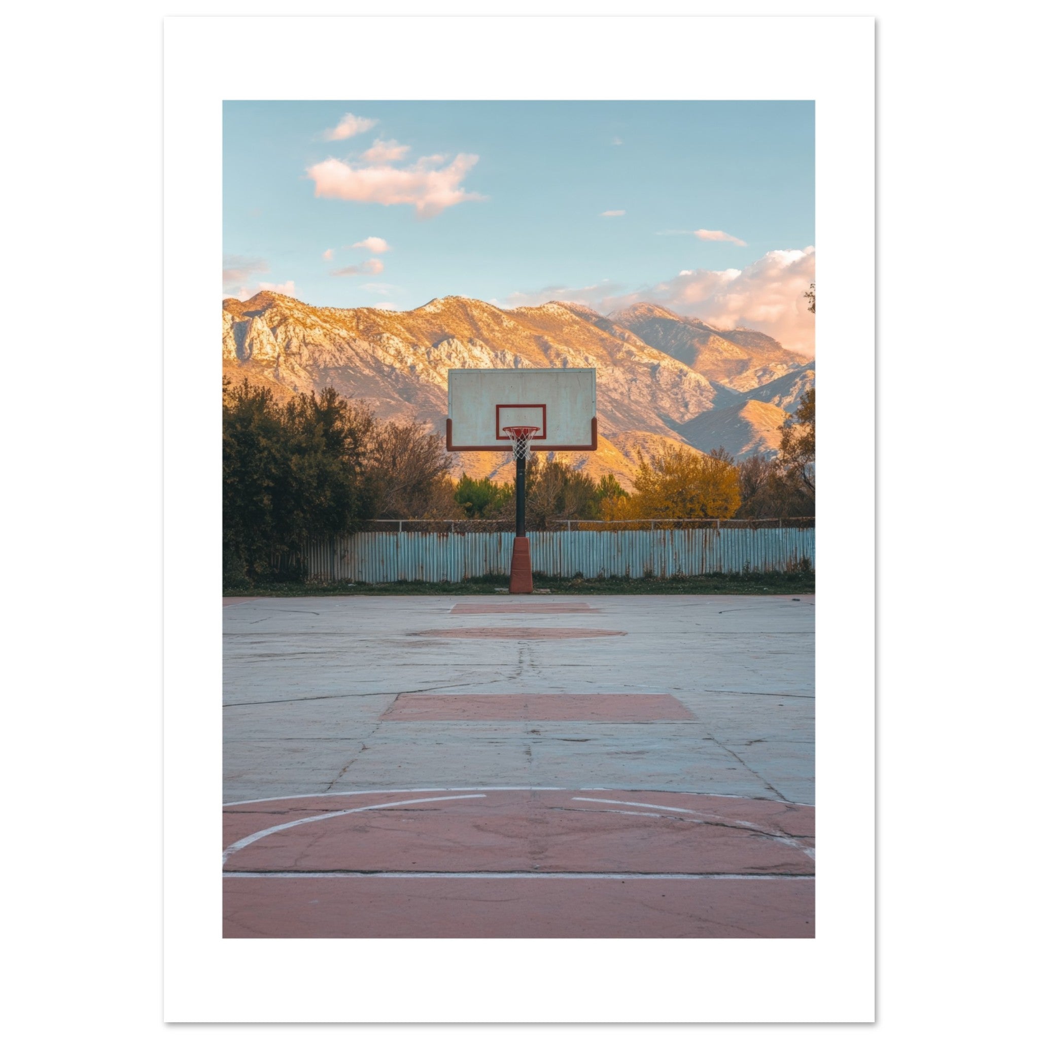 Basketball Court in Mountains 2