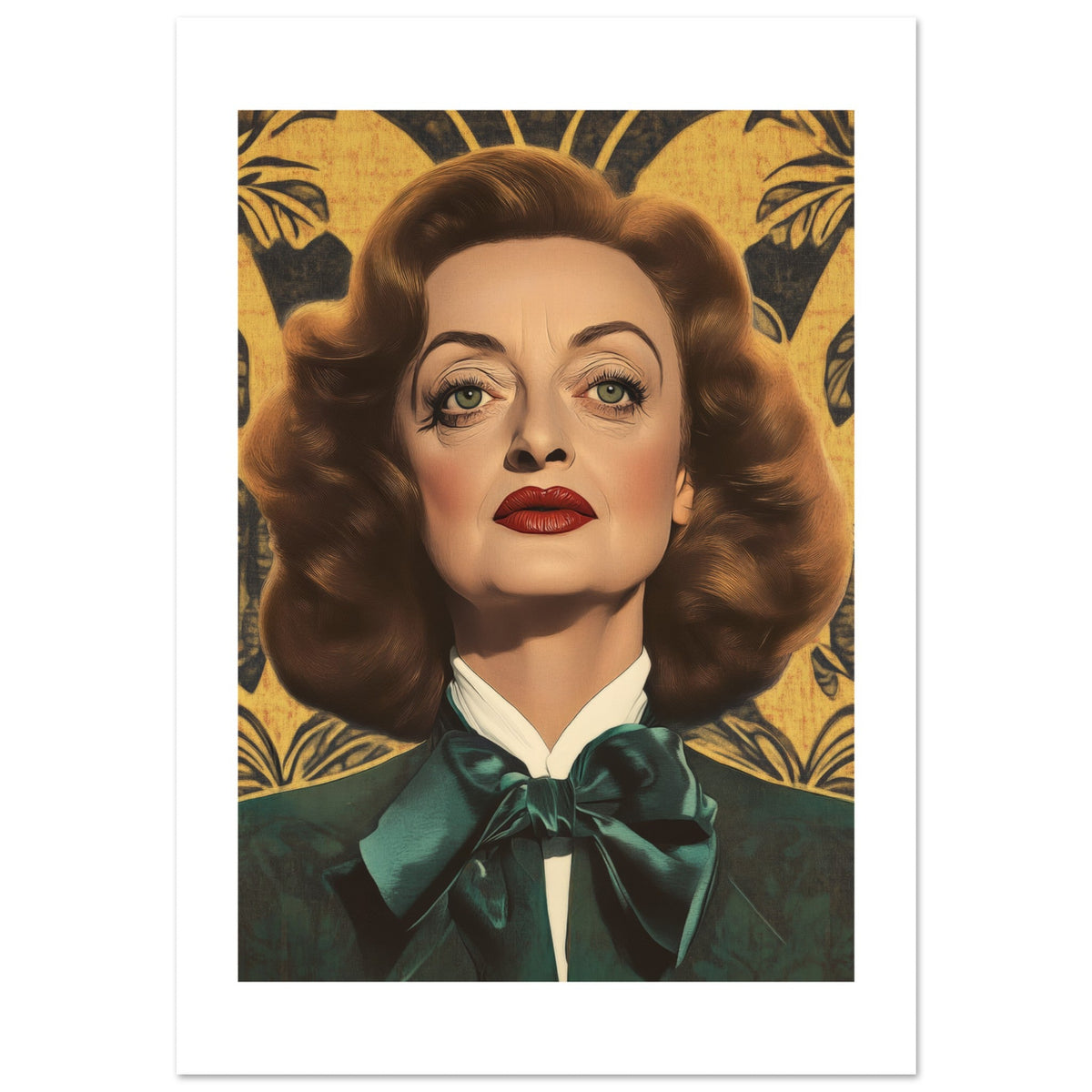 Bette Davis Poster Art Print // Wall-Art Of Famous Bette Davis
