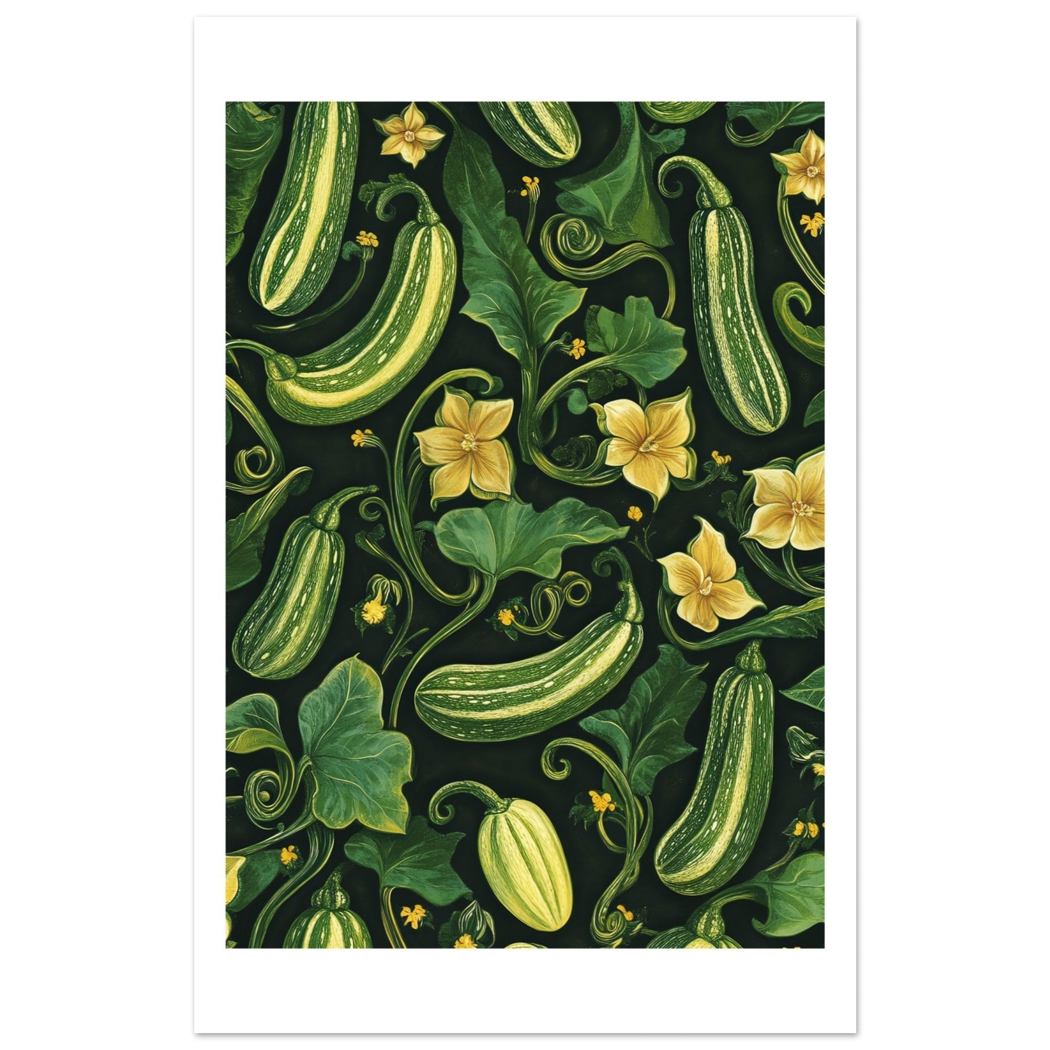 A pattern of Zucchinis