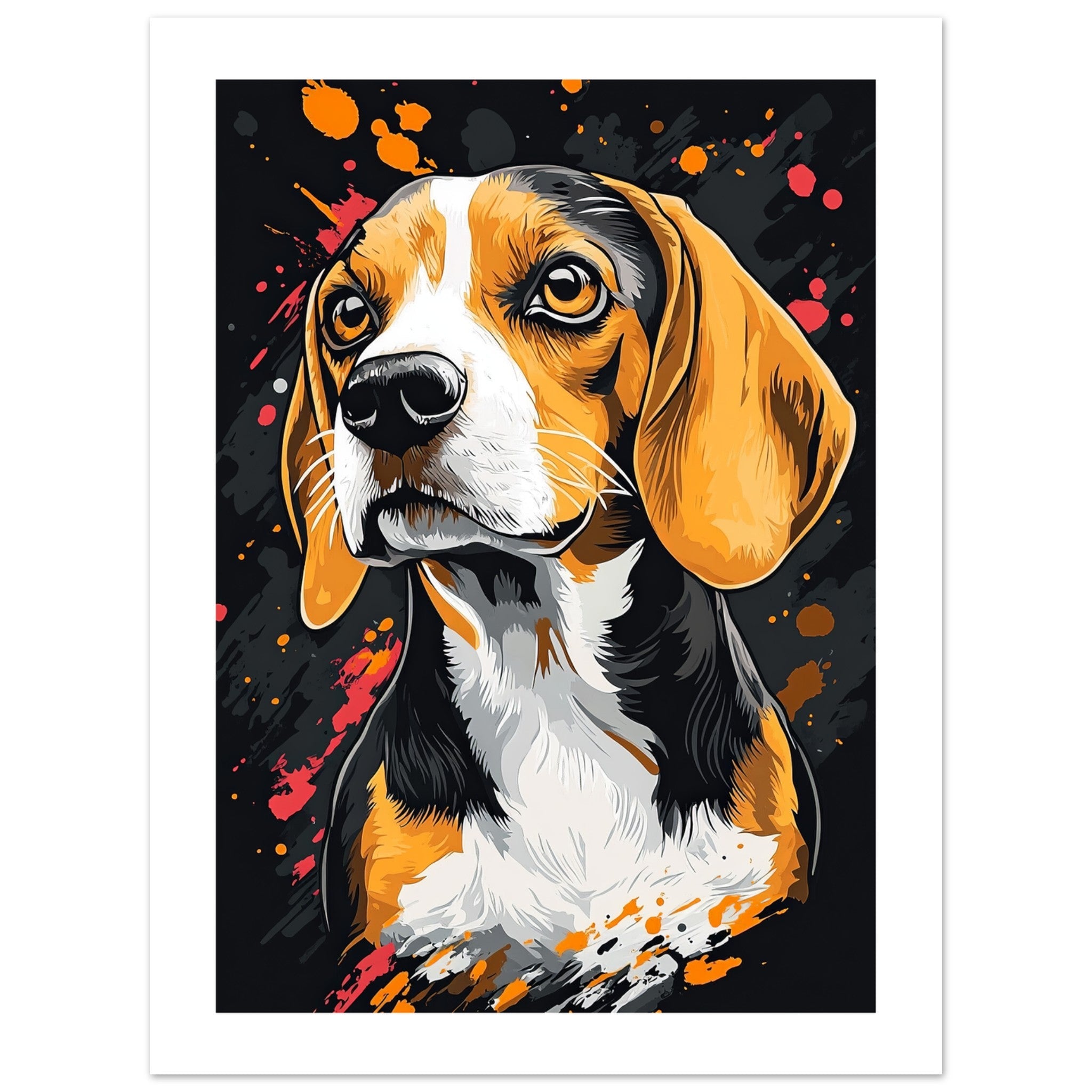 Beagle poster / Beagle Art Work / Beagle Print