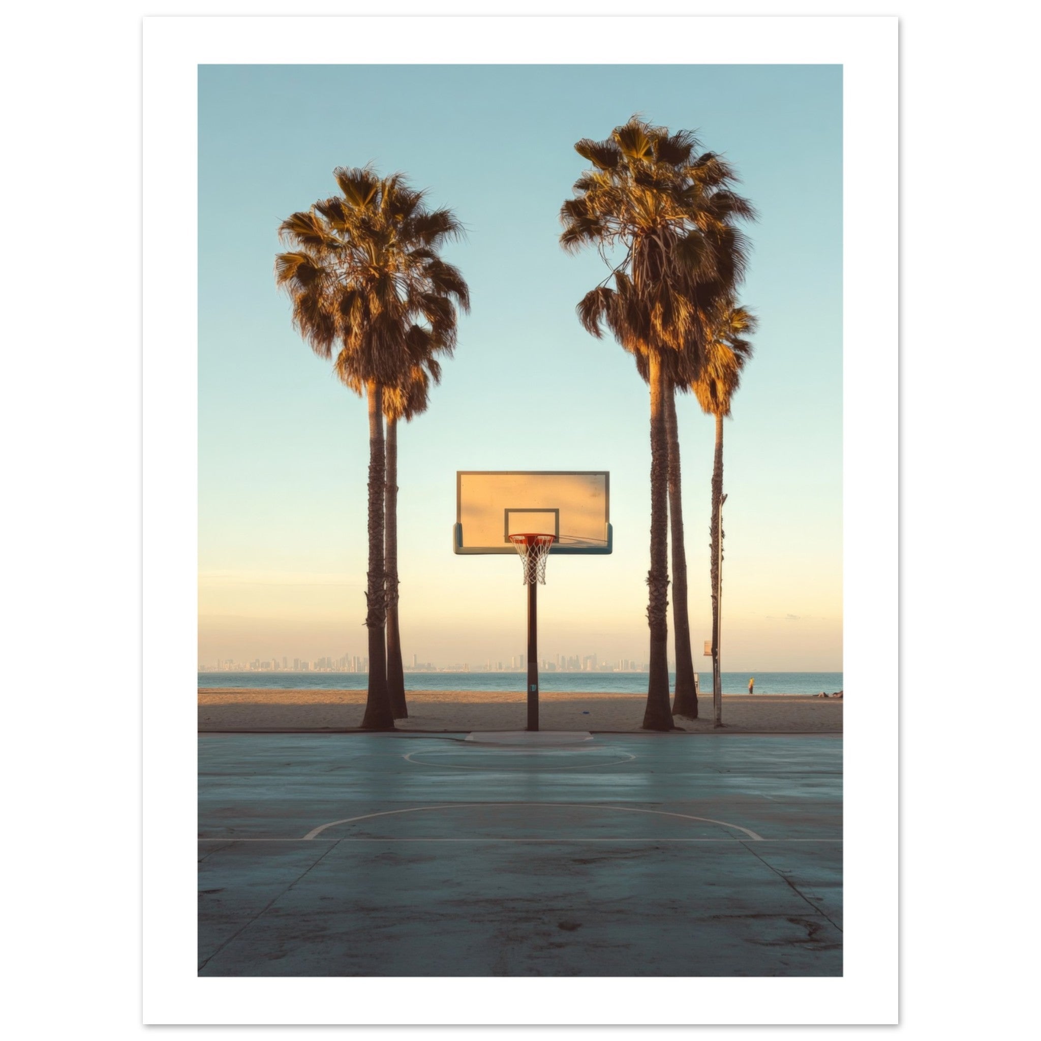 Basketball Court in Venice Beach California 2