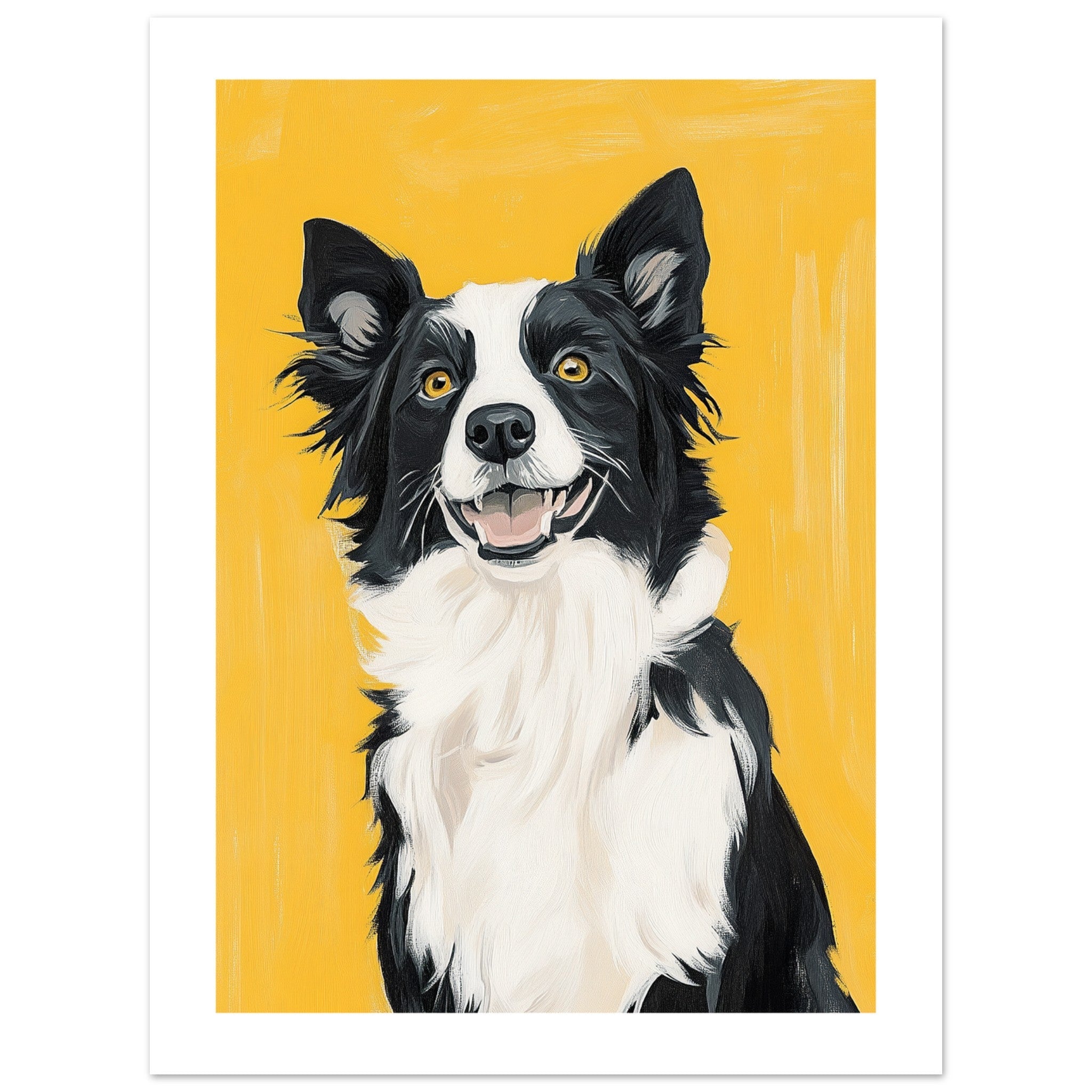 Border Collie Poster / Border Collie Art Work / Border Collie Print