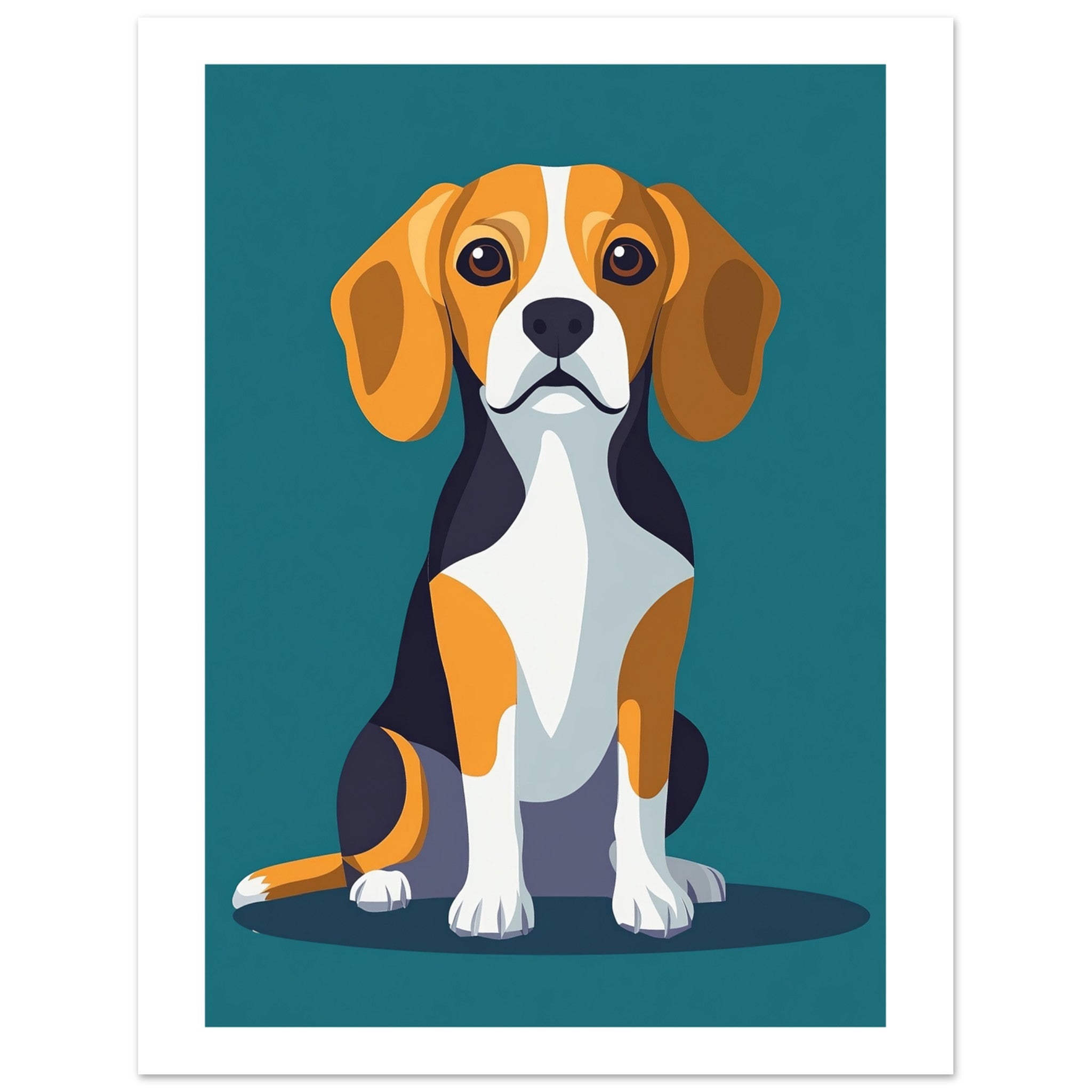Beagle poster / Beagle Art Work / Beagle Print