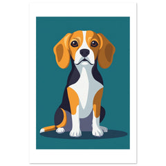 Beagle poster / Beagle Art Work / Beagle Print