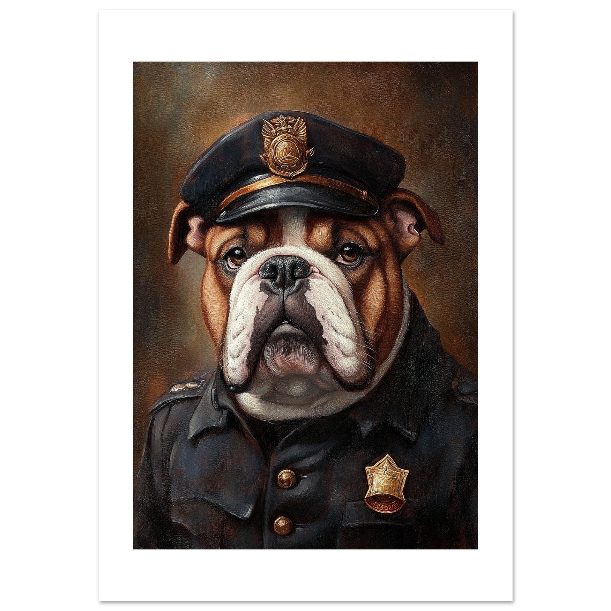 Bulldog Poster / Bulldog Art Work / Bulldog Print