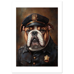 Bulldog Poster / Bulldog Art Work / Bulldog Print