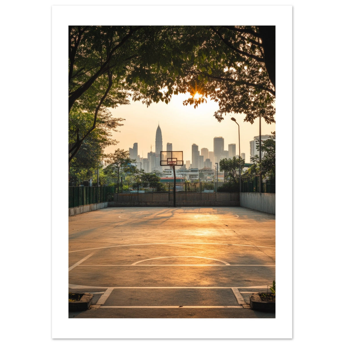 Basketball Court in Bangkok Thailand
