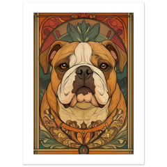Bulldog Poster / Bulldog Art Work / Bulldog Print