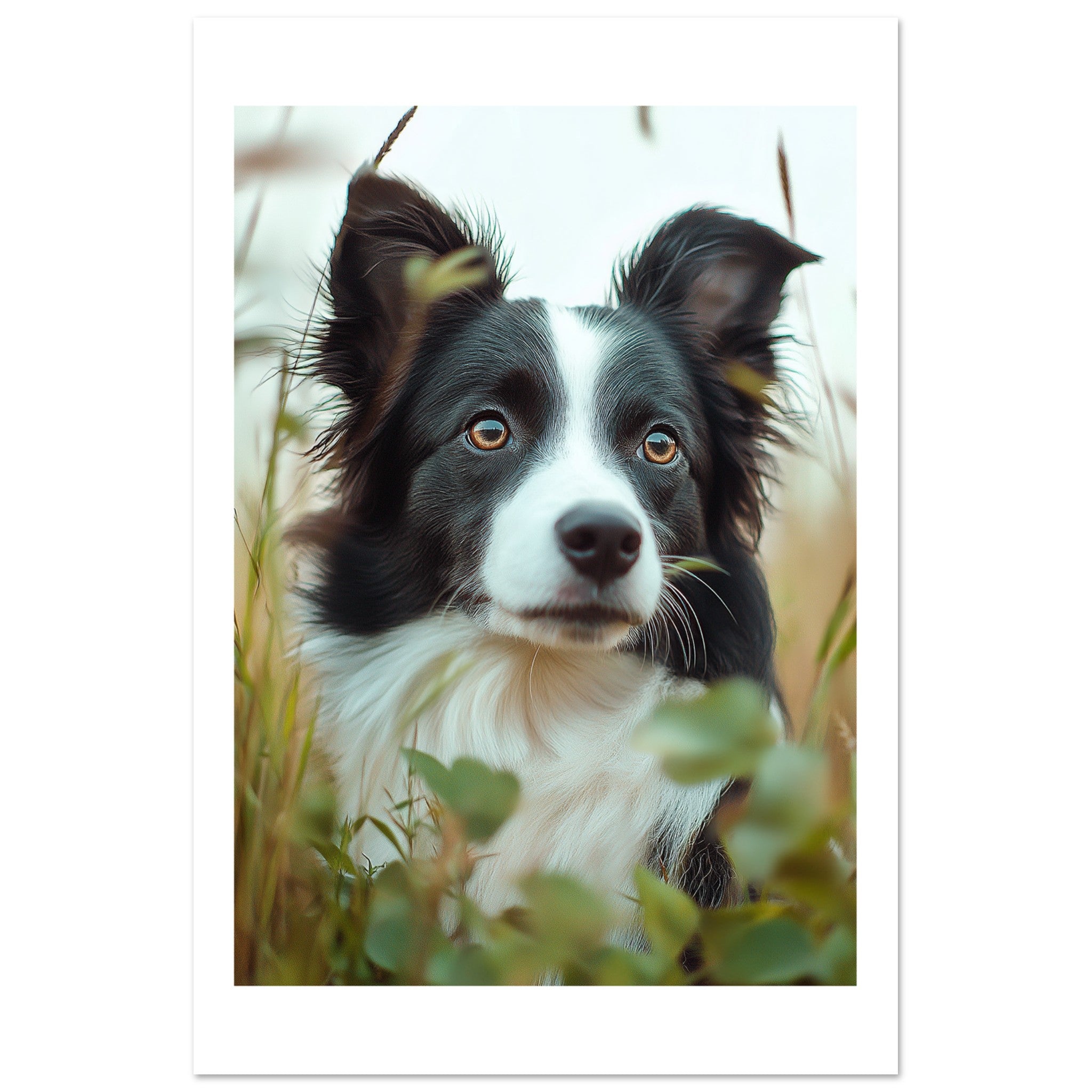 Border Collie Poster / Border Collie Art Work / Border Collie Print