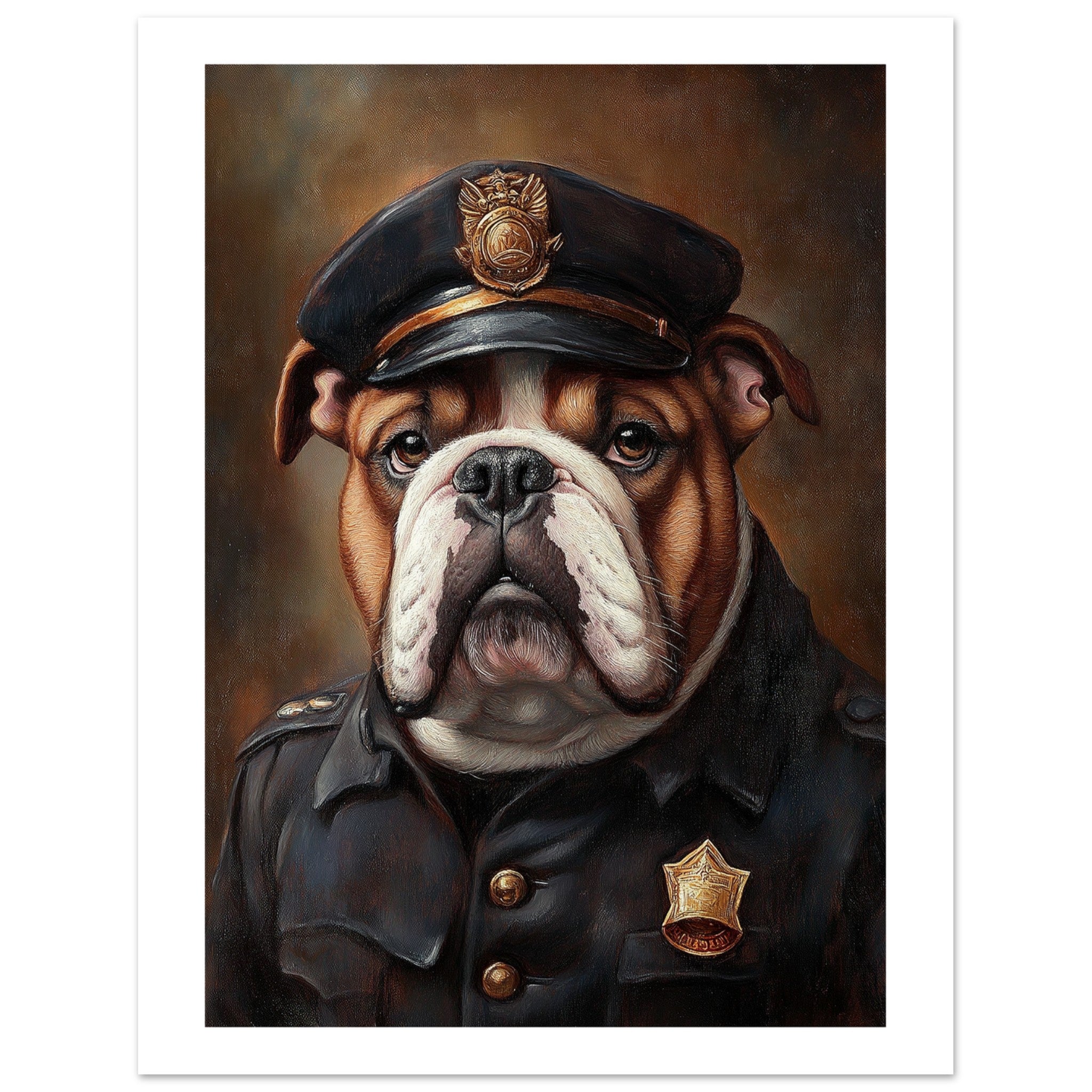 Bulldog Poster / Bulldog Art Work / Bulldog Print