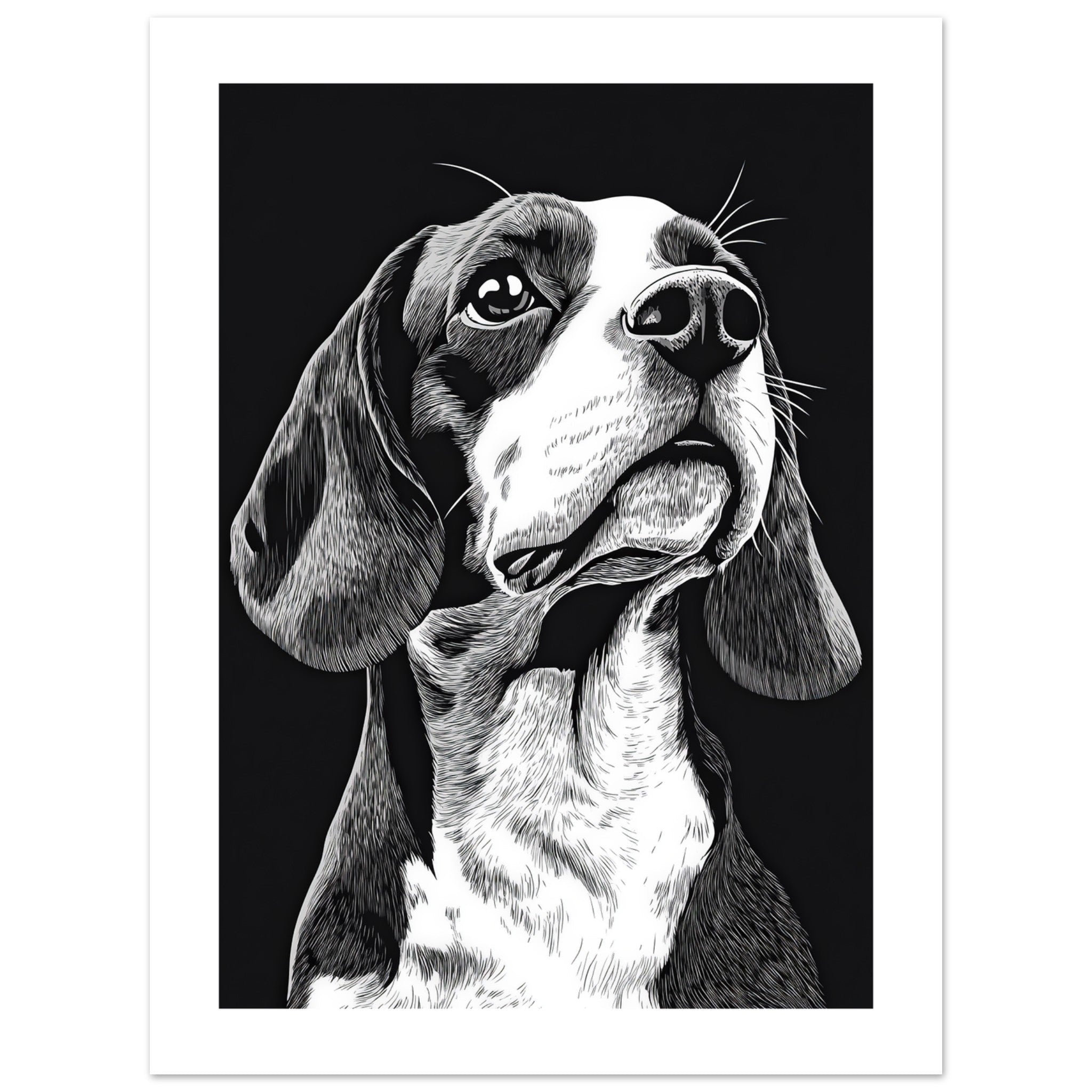 Beagle poster / Beagle Art Work / Beagle Print