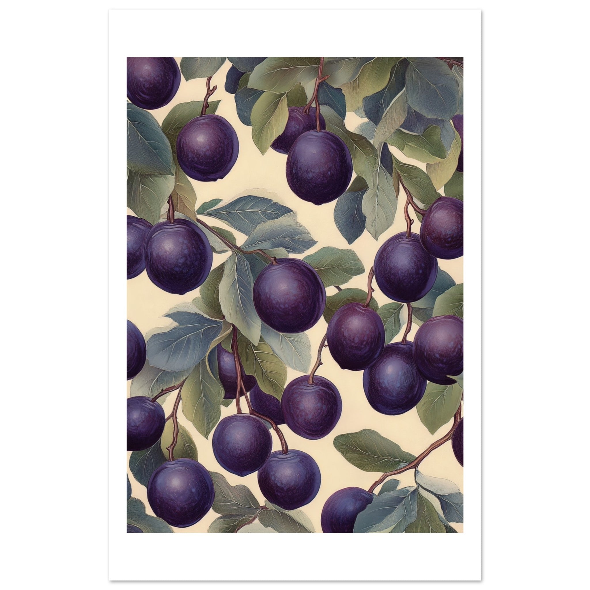 A pattern of Plums 1