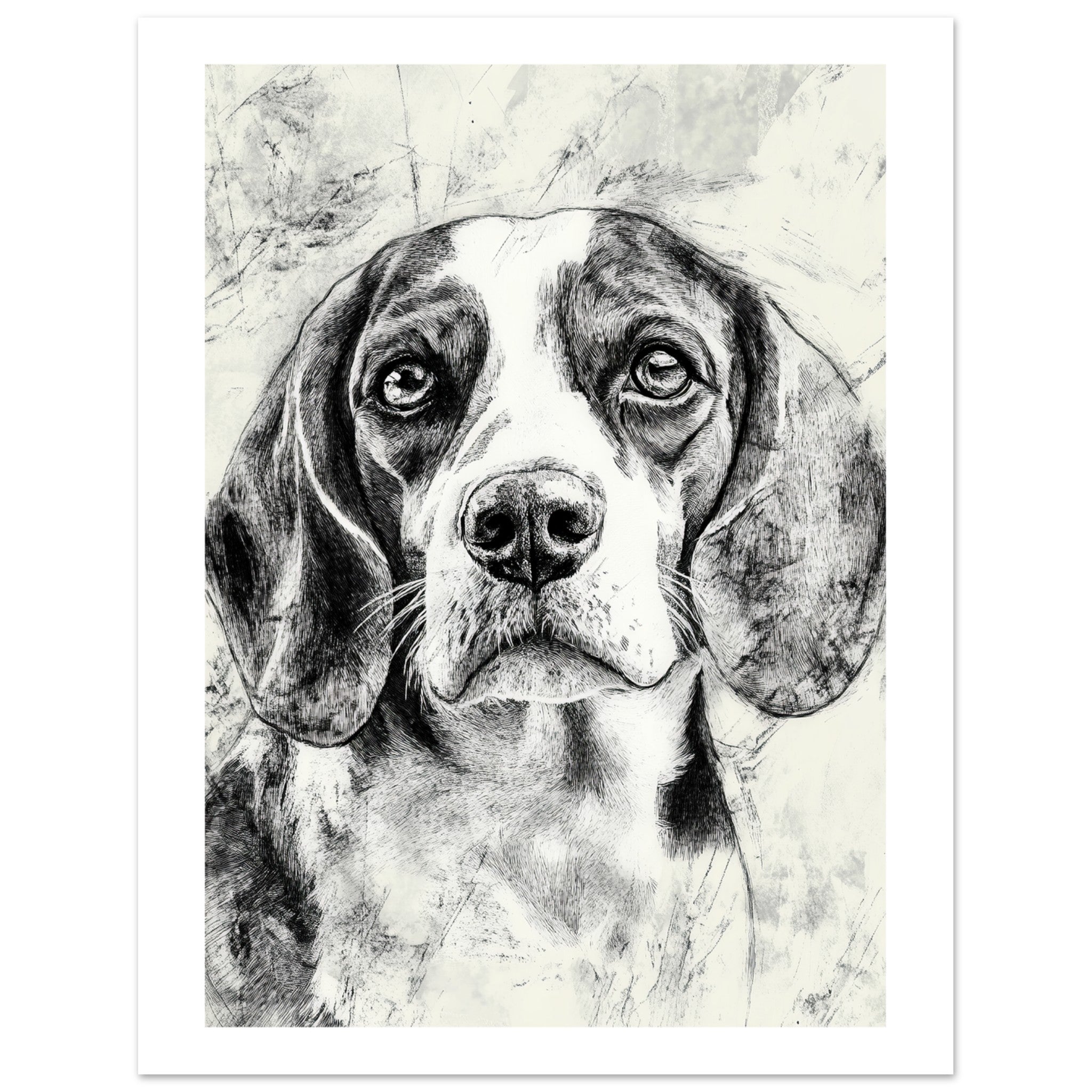 Beagle poster / Beagle Art Work / Beagle Print