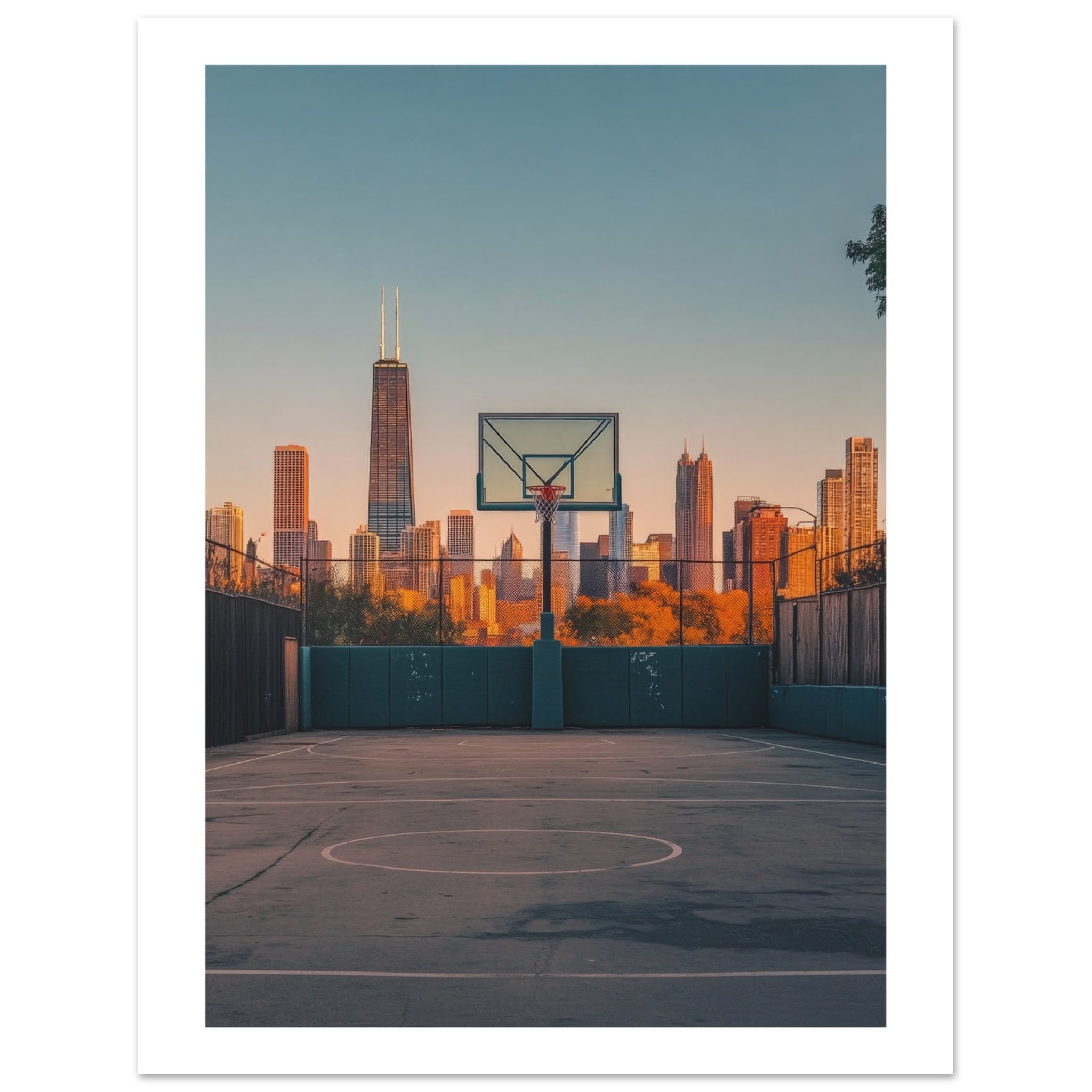Basketball Court in Chicago 2