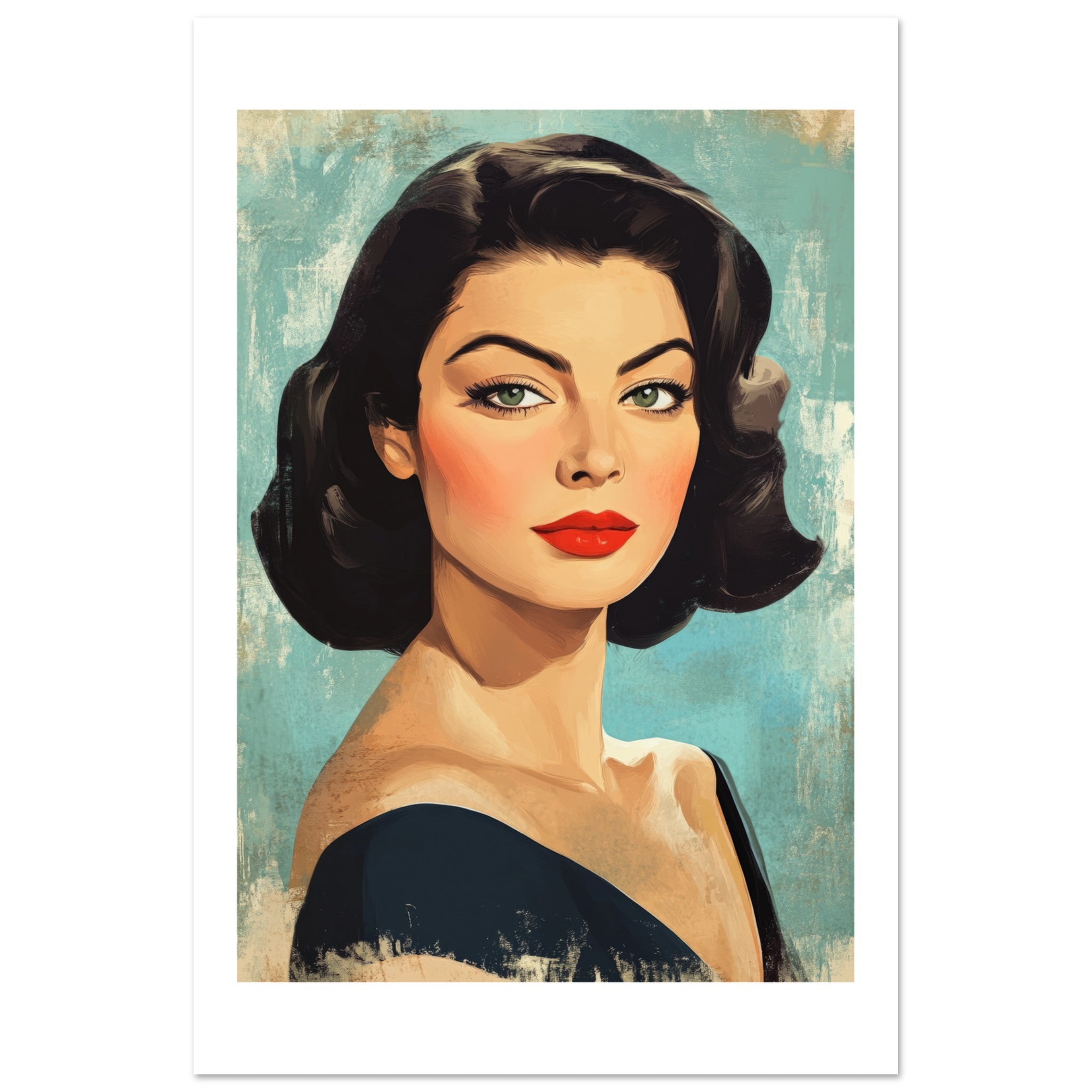 Ava Gardner Poster Art Print // Wall-Art Of Famous Ava Gardner