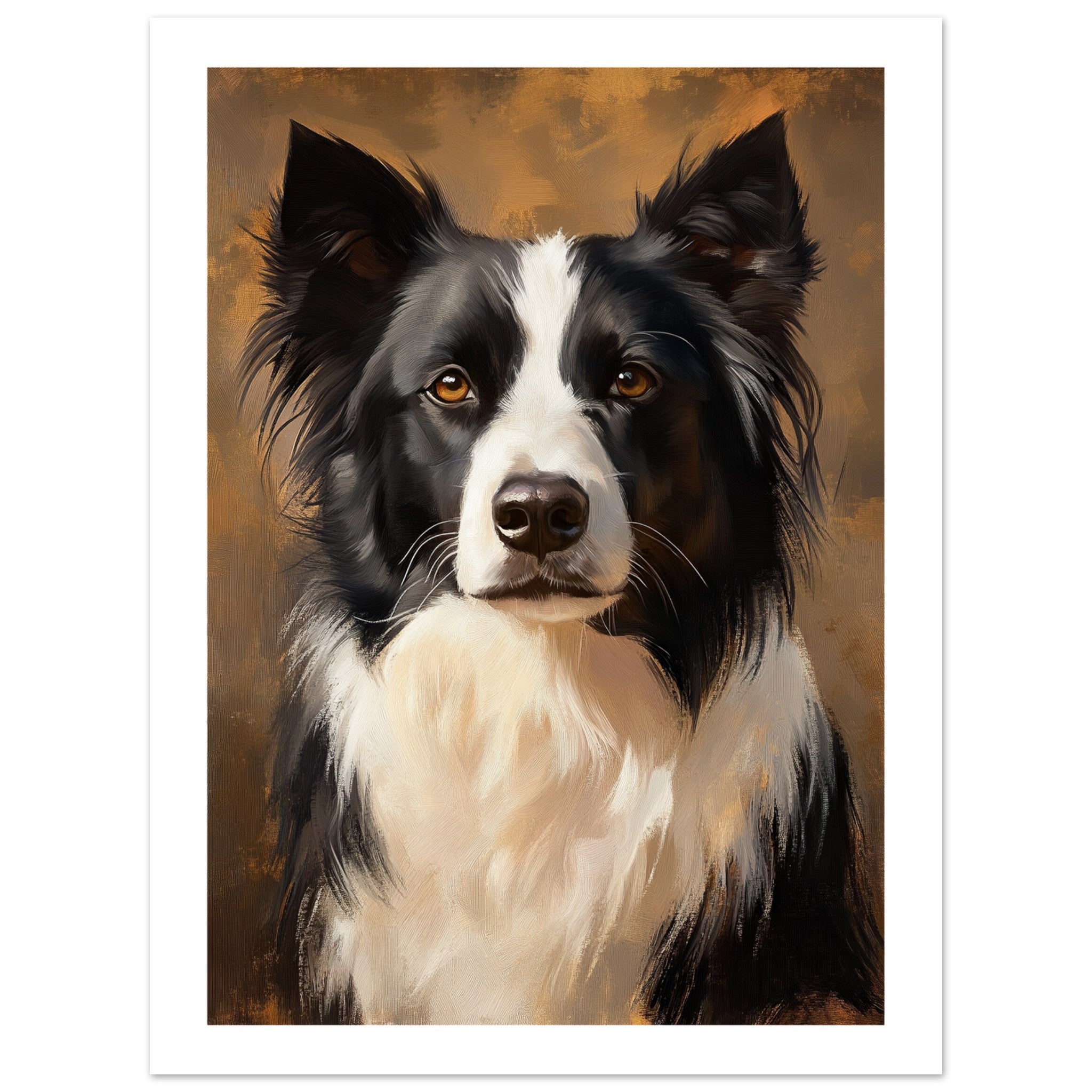 Border Collie Poster / Border Collie Art Work / Border Collie Print
