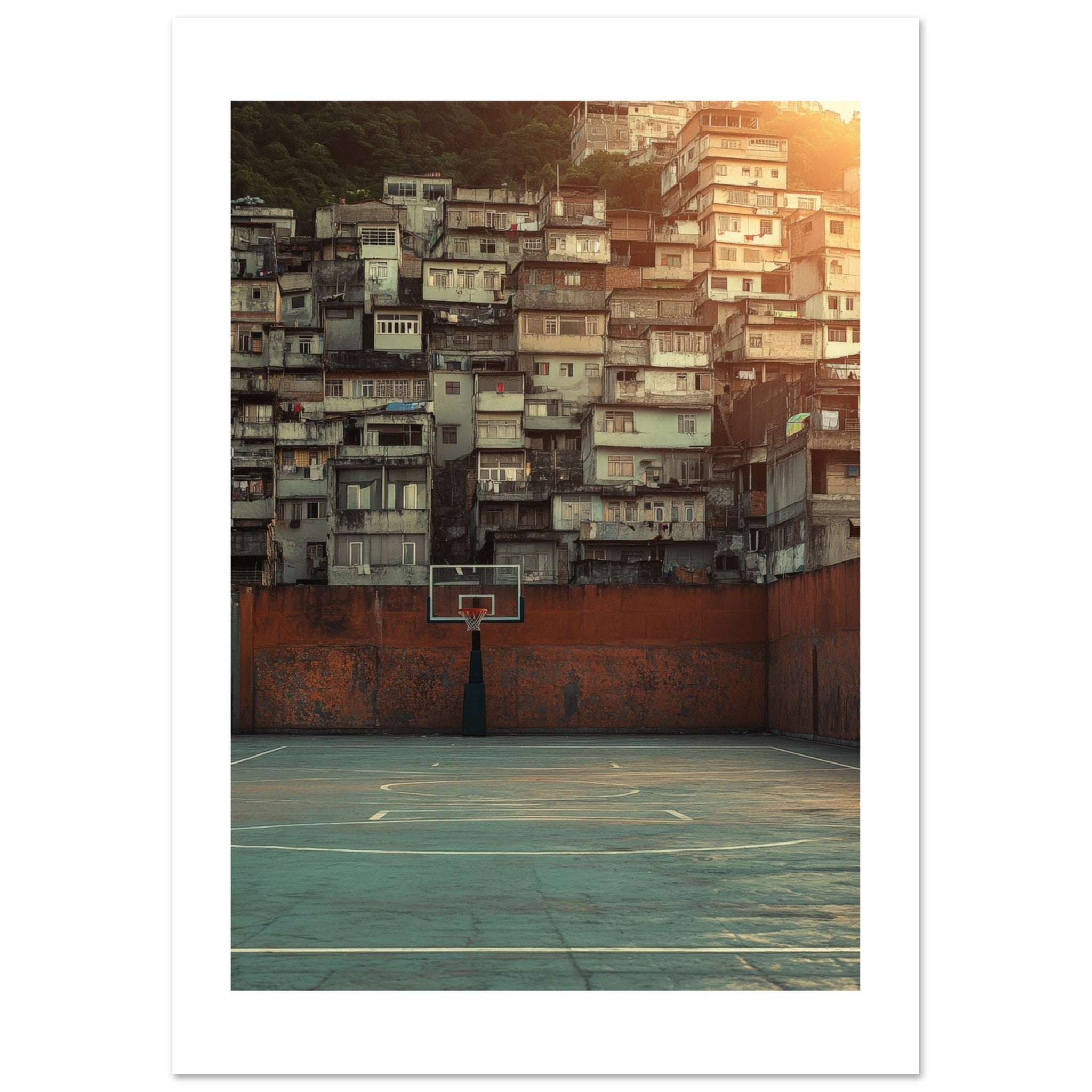Basketball Court in Favela Rio de Janeiro 4