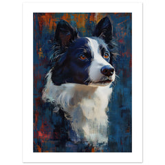 Border Collie Poster / Border Collie Art Work / Border Collie Print