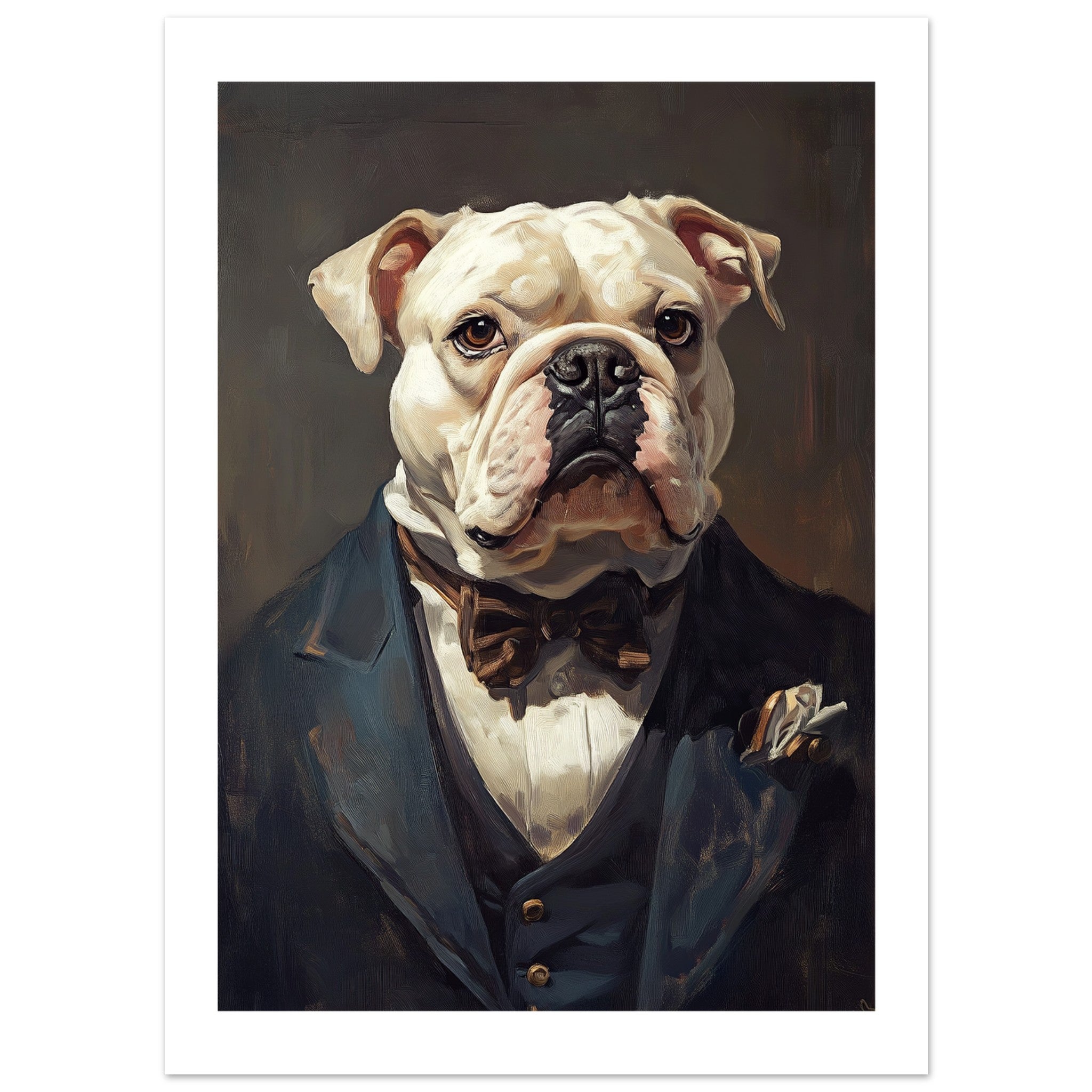 Bulldog Poster / Bulldog Art Work / Bulldog Print