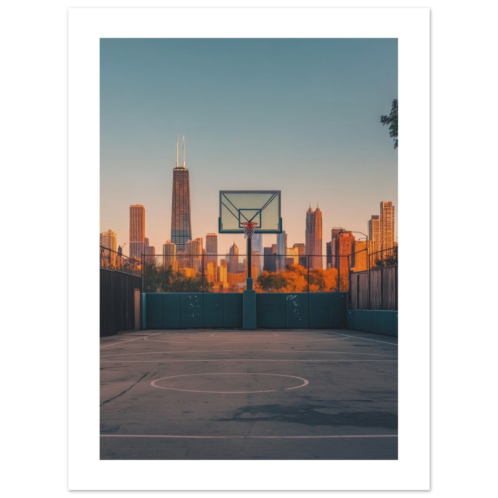 Basketball Court in Chicago 2