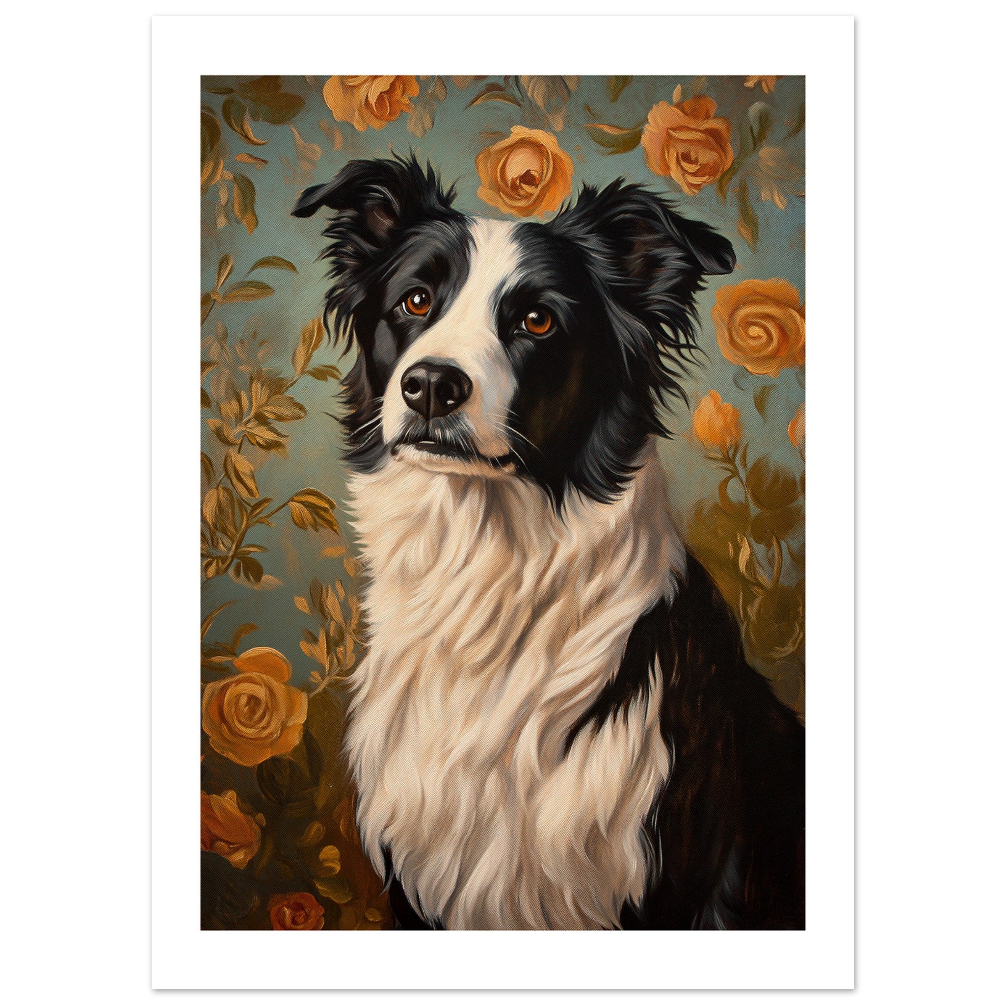 Border Collie Poster / Border Collie Art Work / Border Collie Print