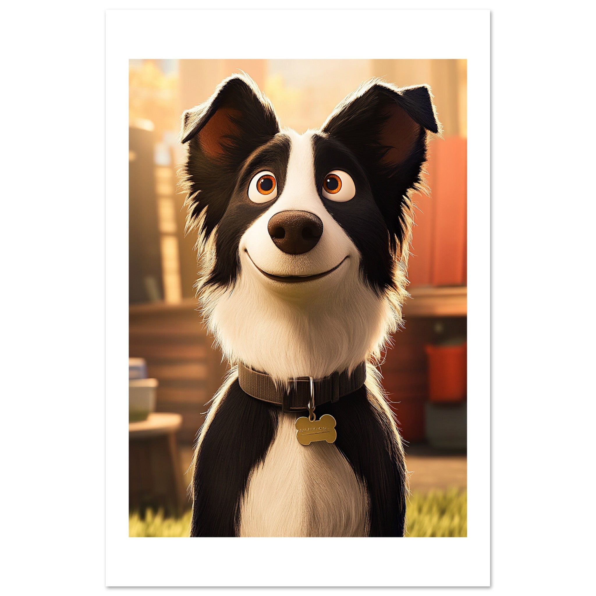 Border Collie Poster / Border Collie Art Work / Border Collie Print