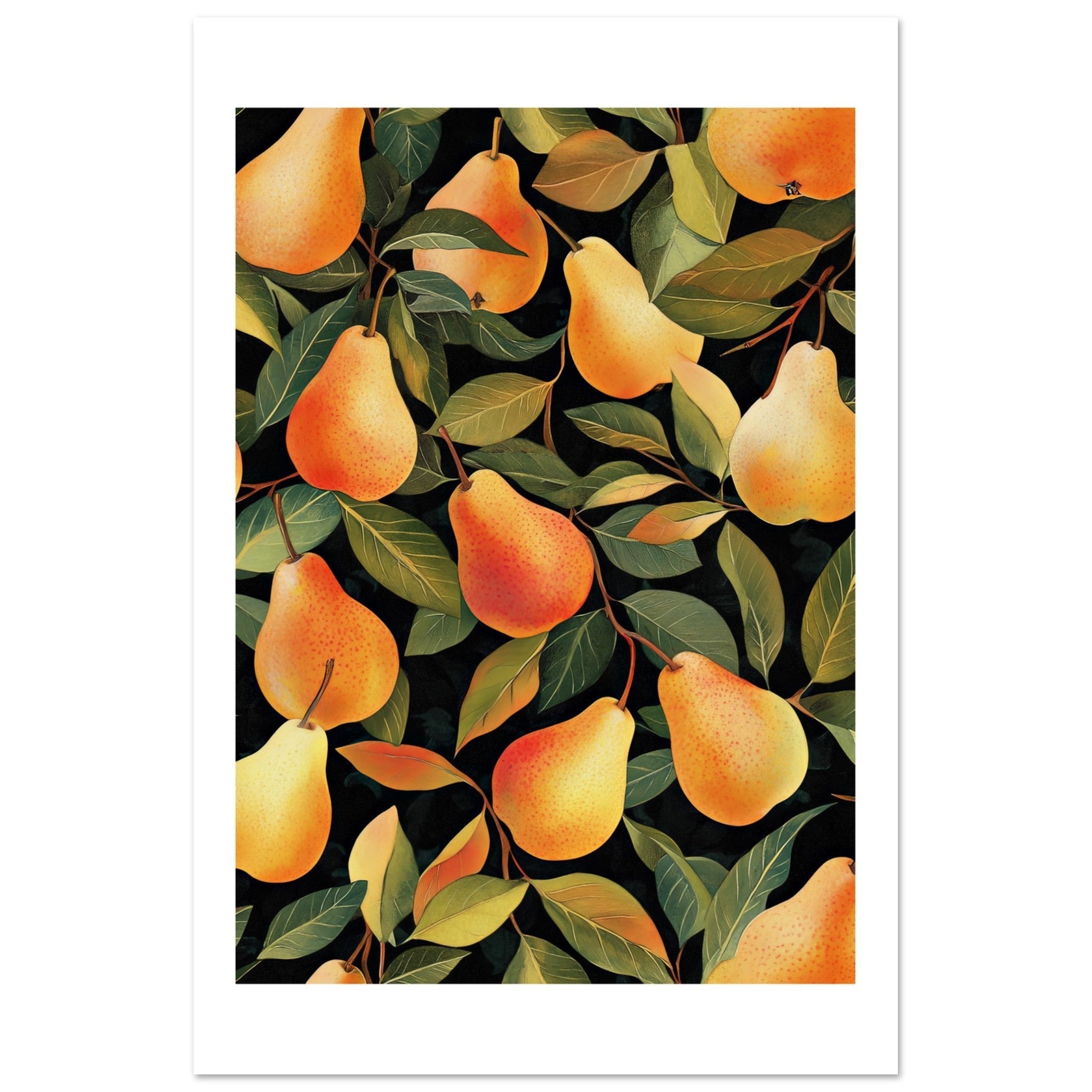 A pattern of pears
