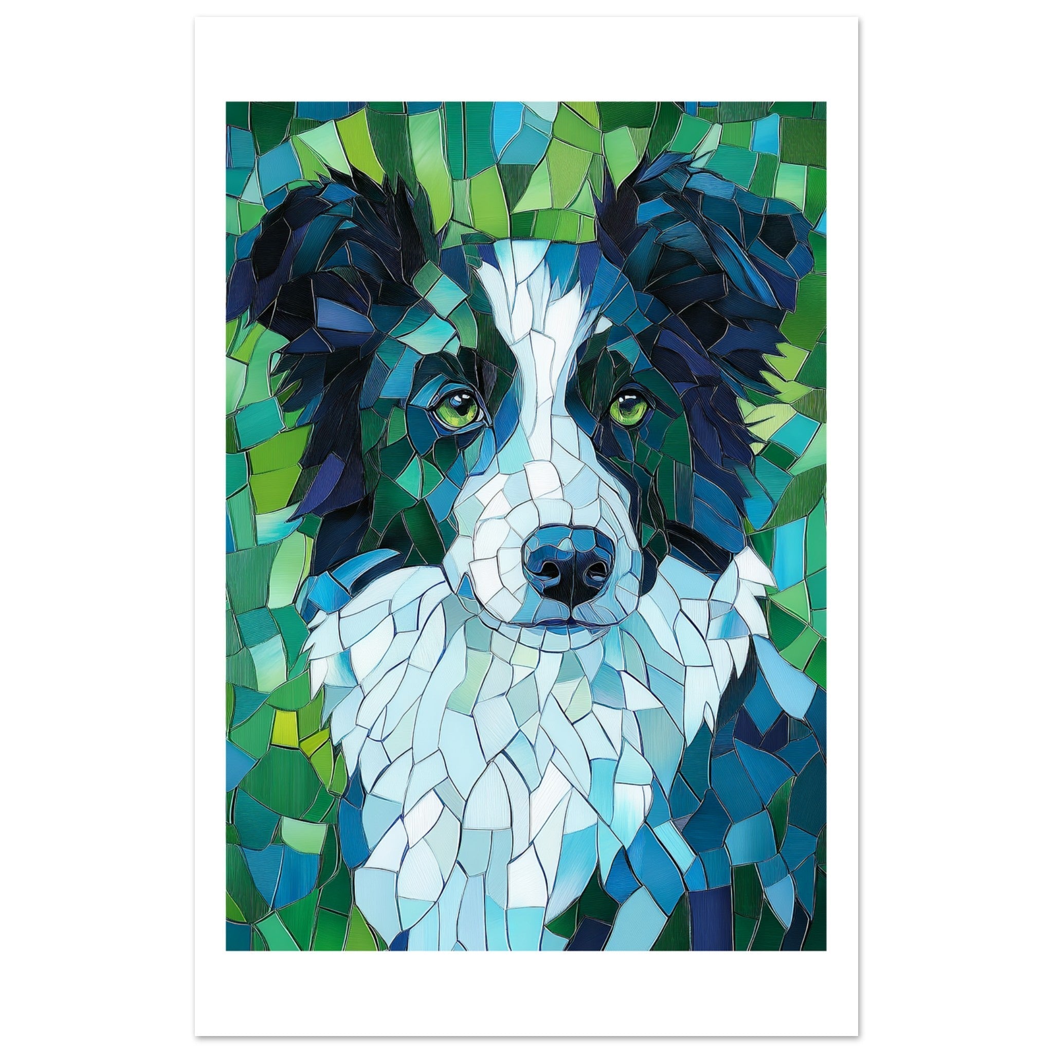 Border Collie Poster / Border Collie Art Work / Border Collie Print