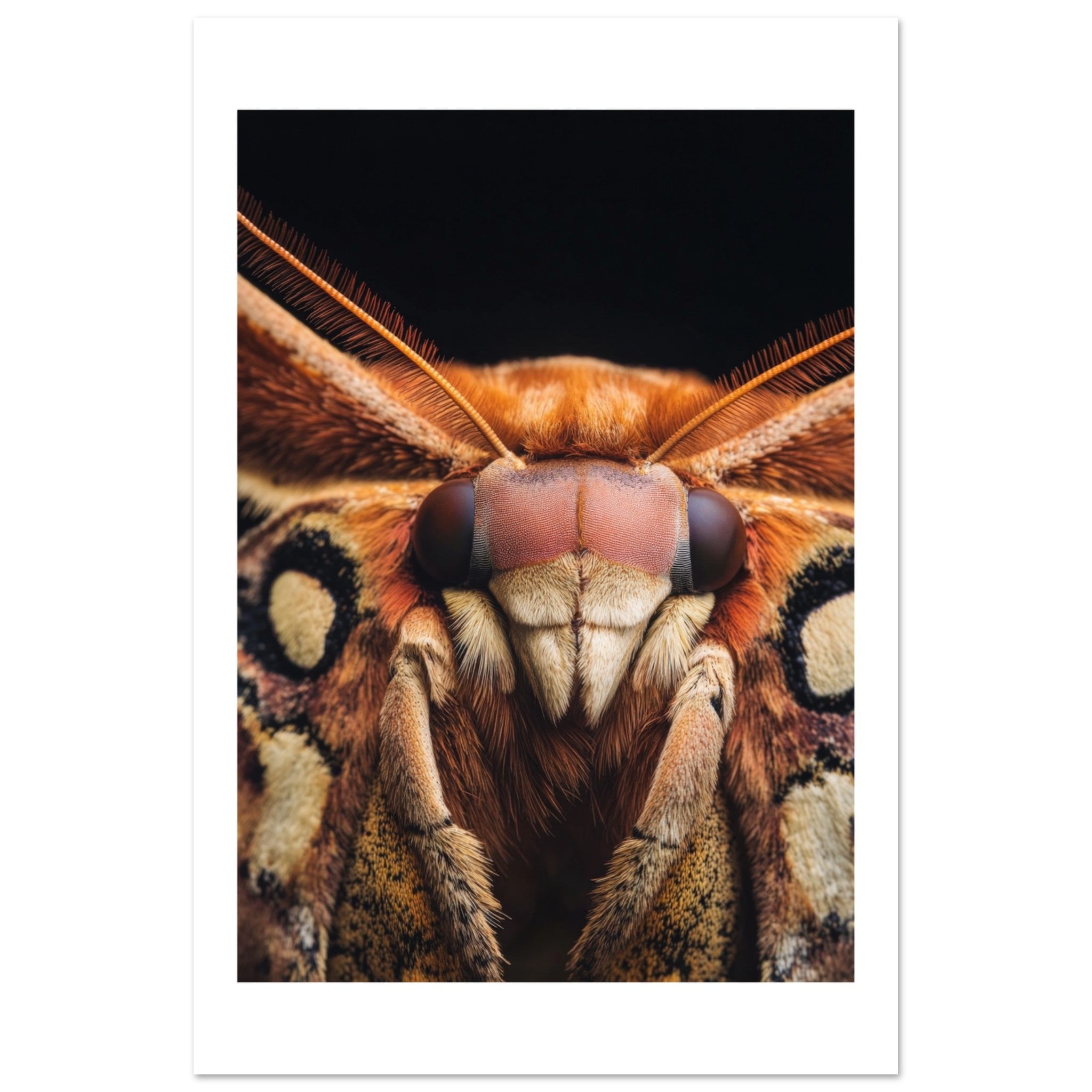 Atlas Moth portrait 2