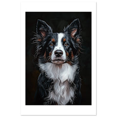 Border Collie Poster / Border Collie Art Work / Border Collie Print