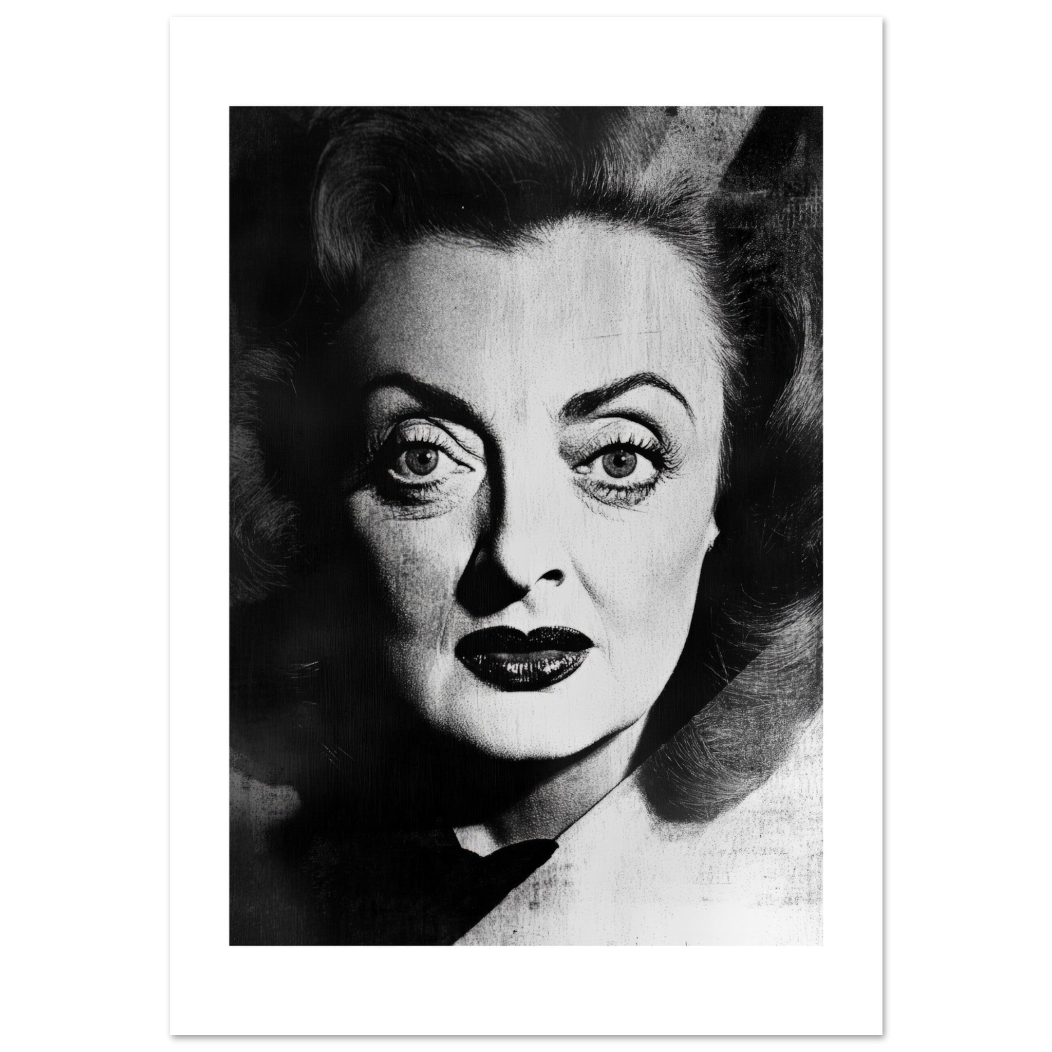 Bette Davis Poster Art Print // Wall-Art Of Famous Bette Davis
