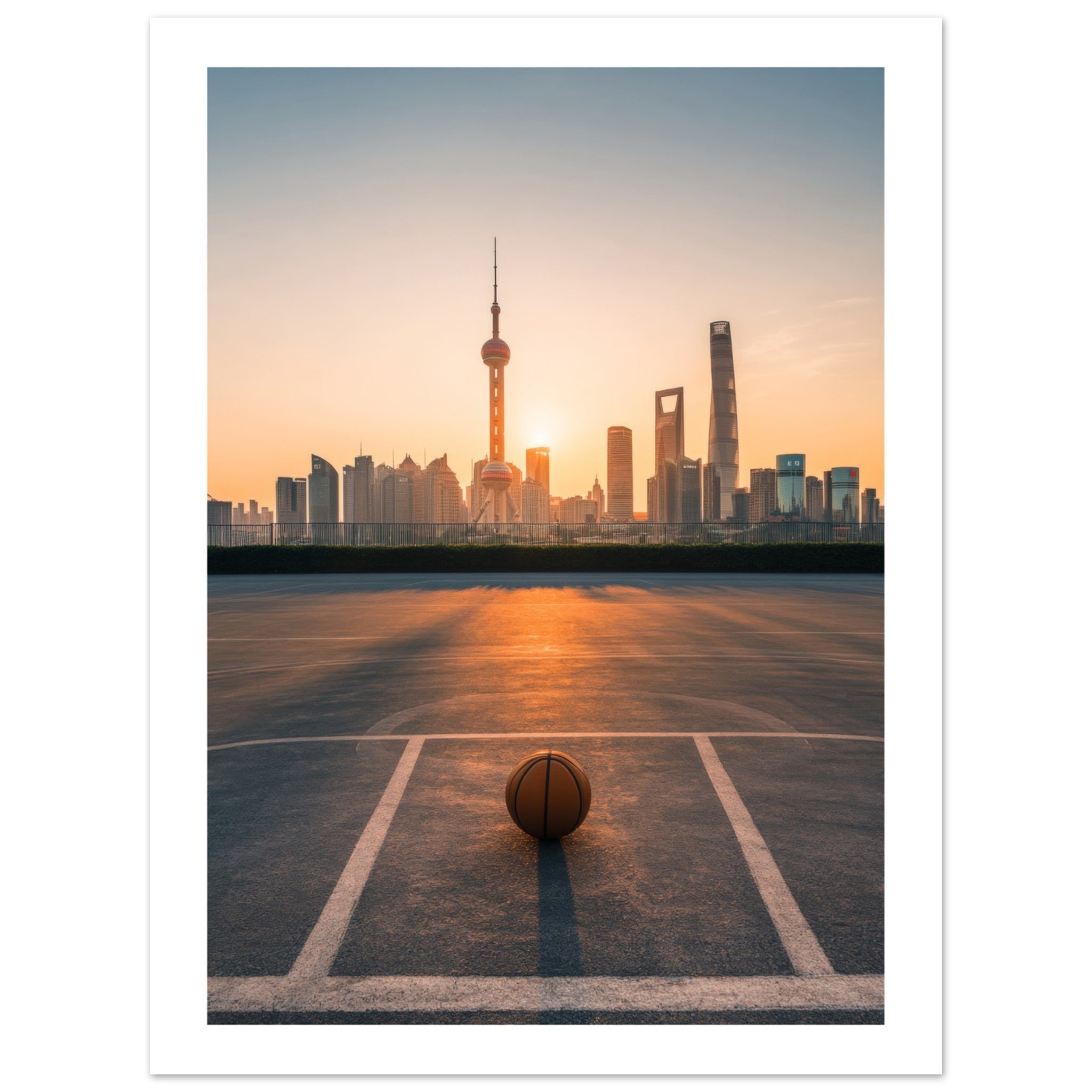 Basketball Court in Shanghai China